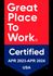 Great Place to Work Award
