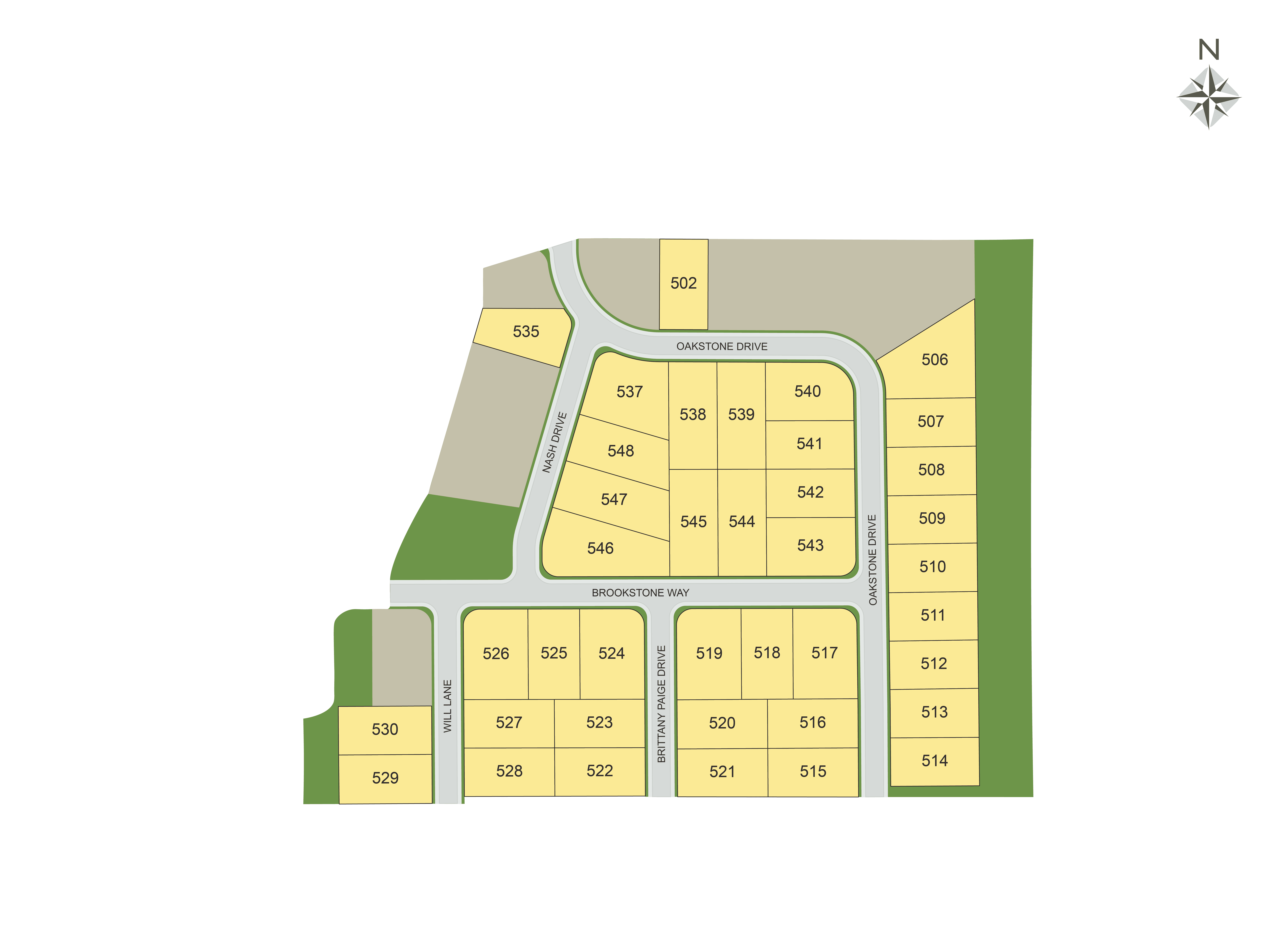 Brookstone community map