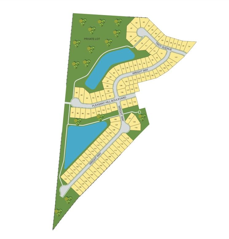 Shaker Meadows community map