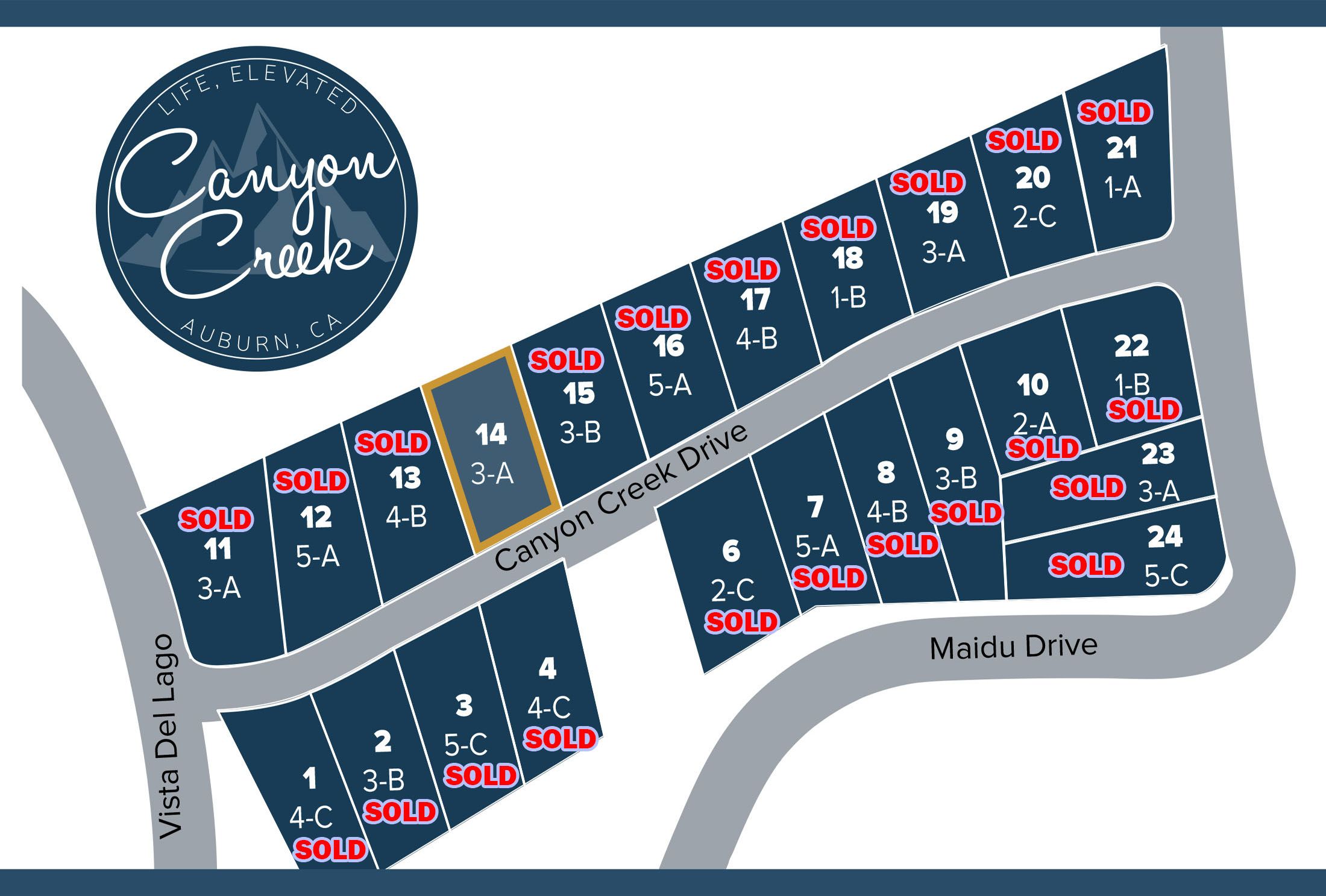 Canyon Creek community map