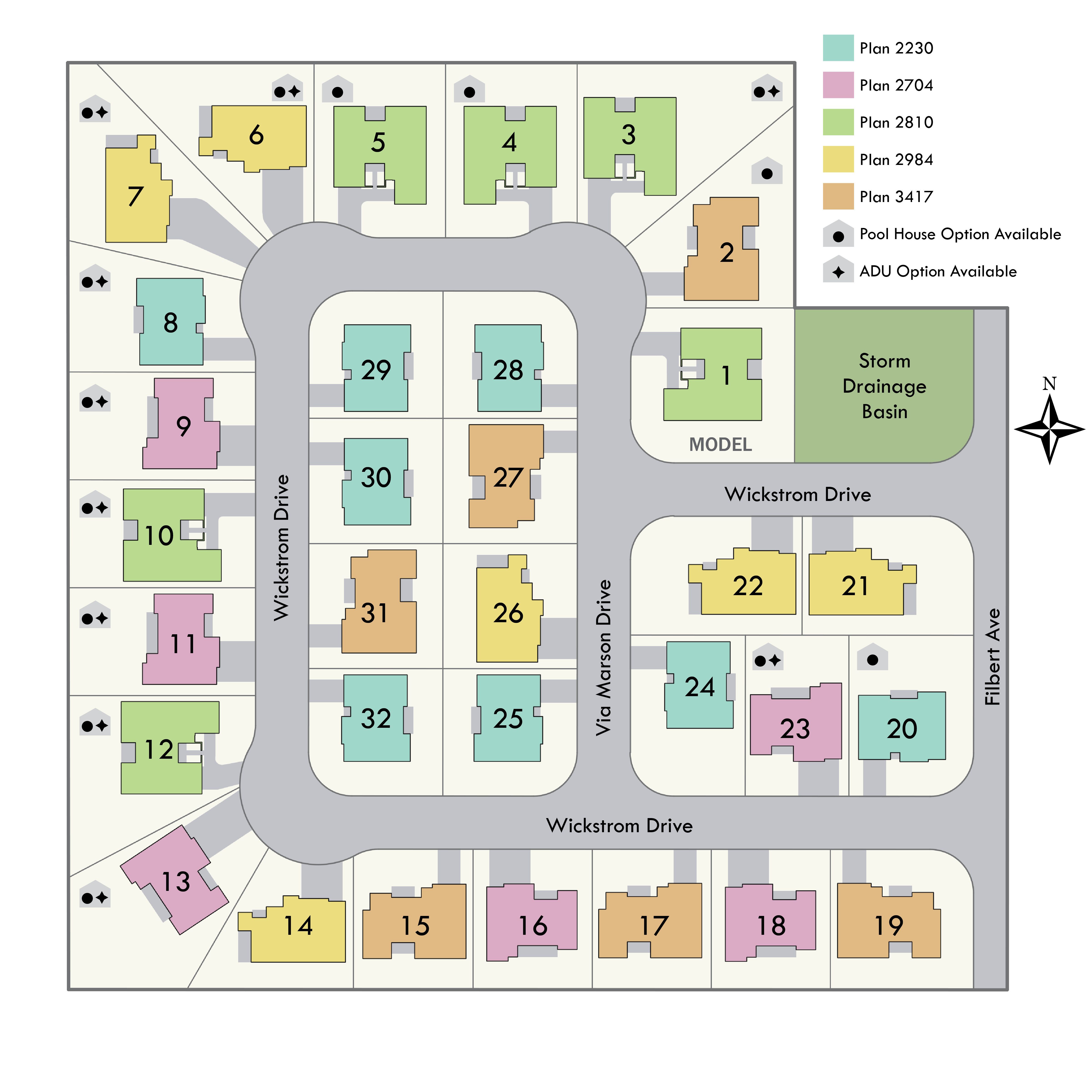 Blossom Ridge community map
