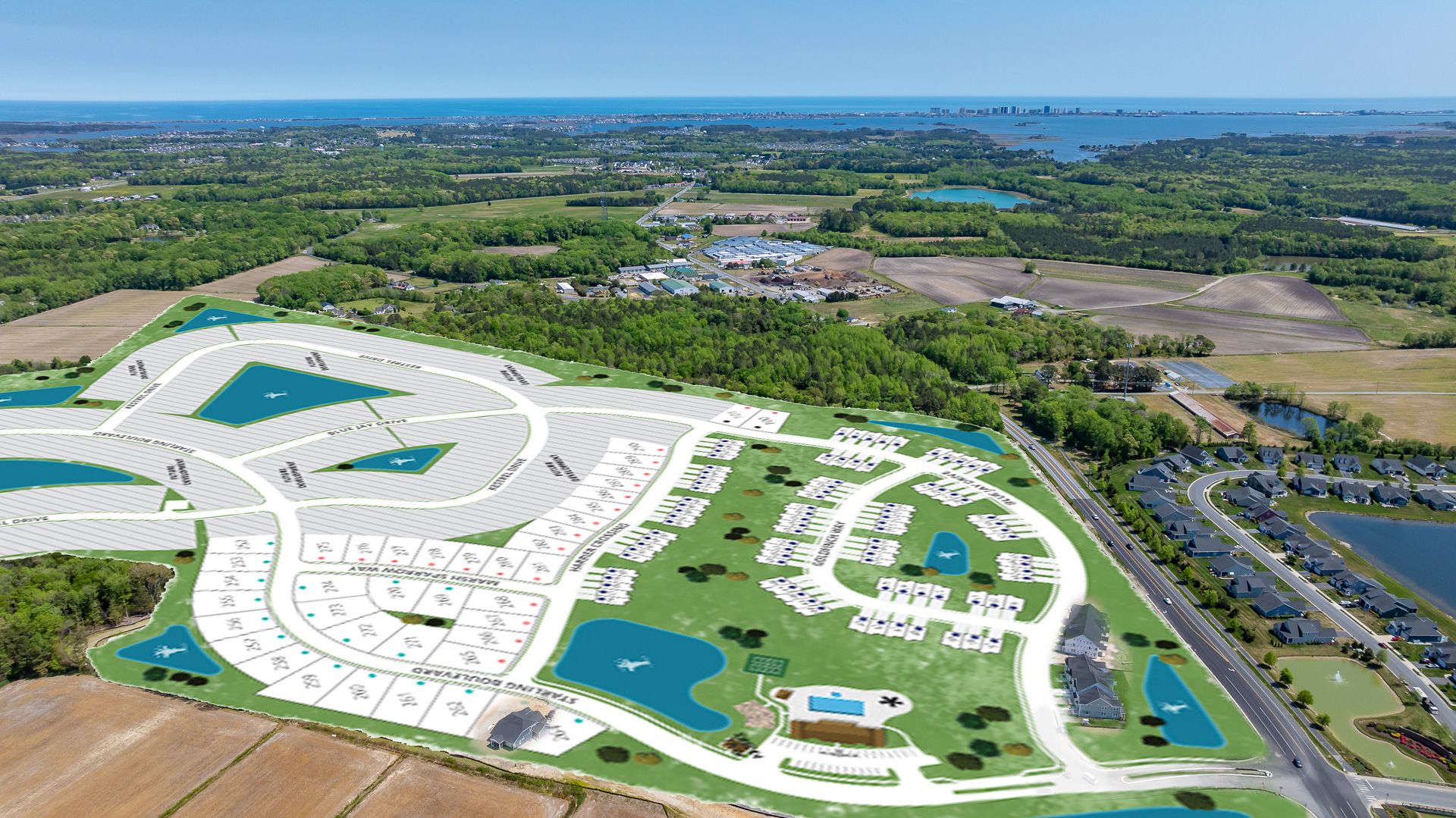 Kingfisher Single-Family community map