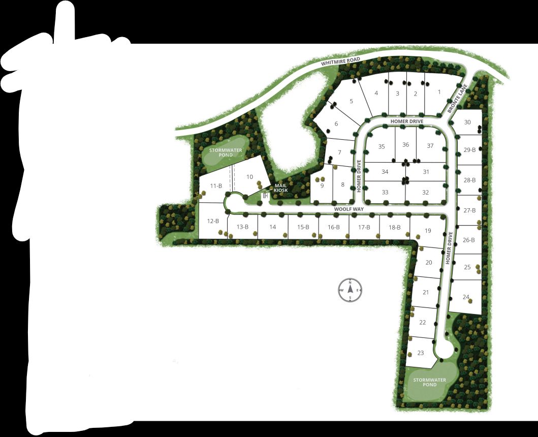 Tiberon Woods community map