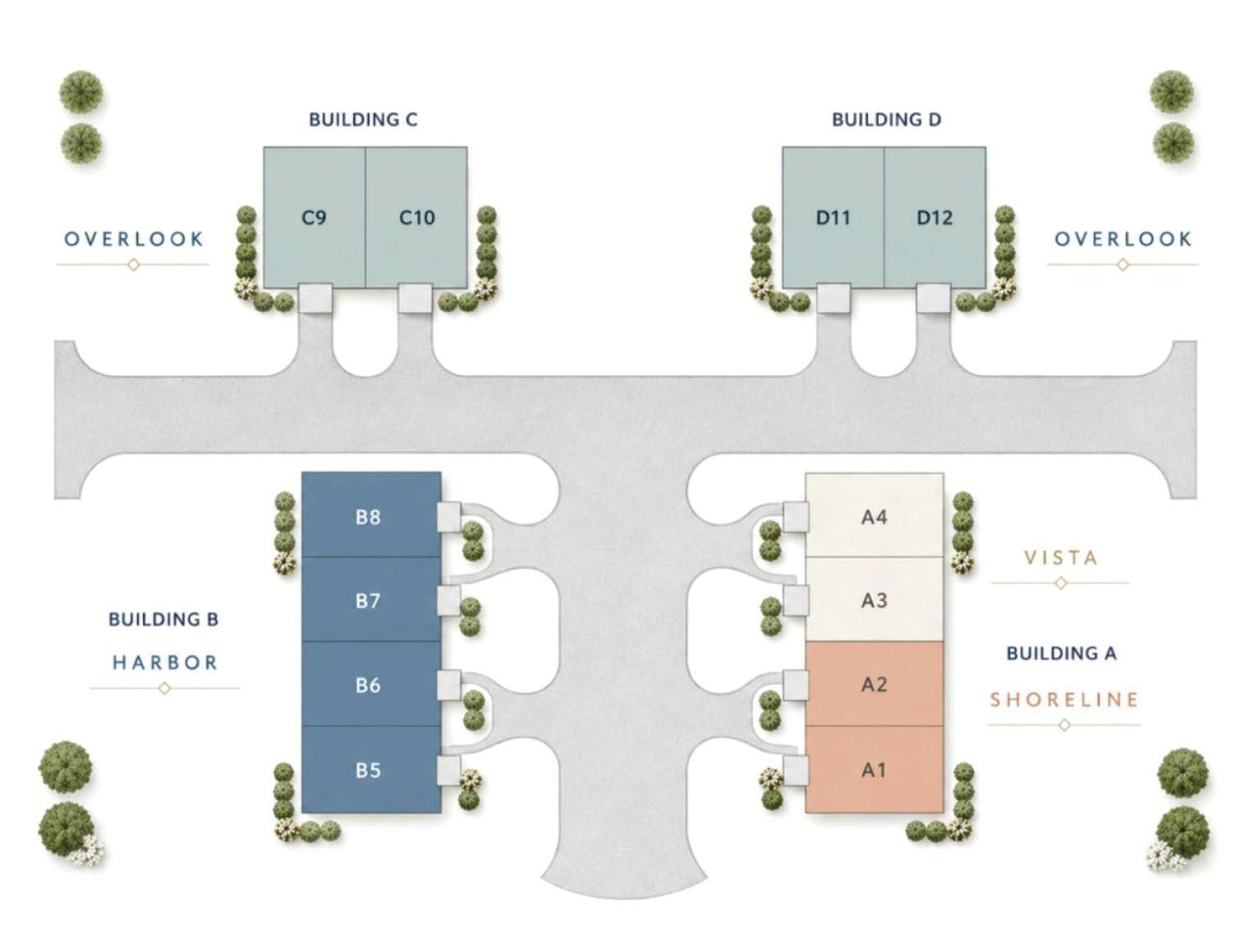 Lakeside community map