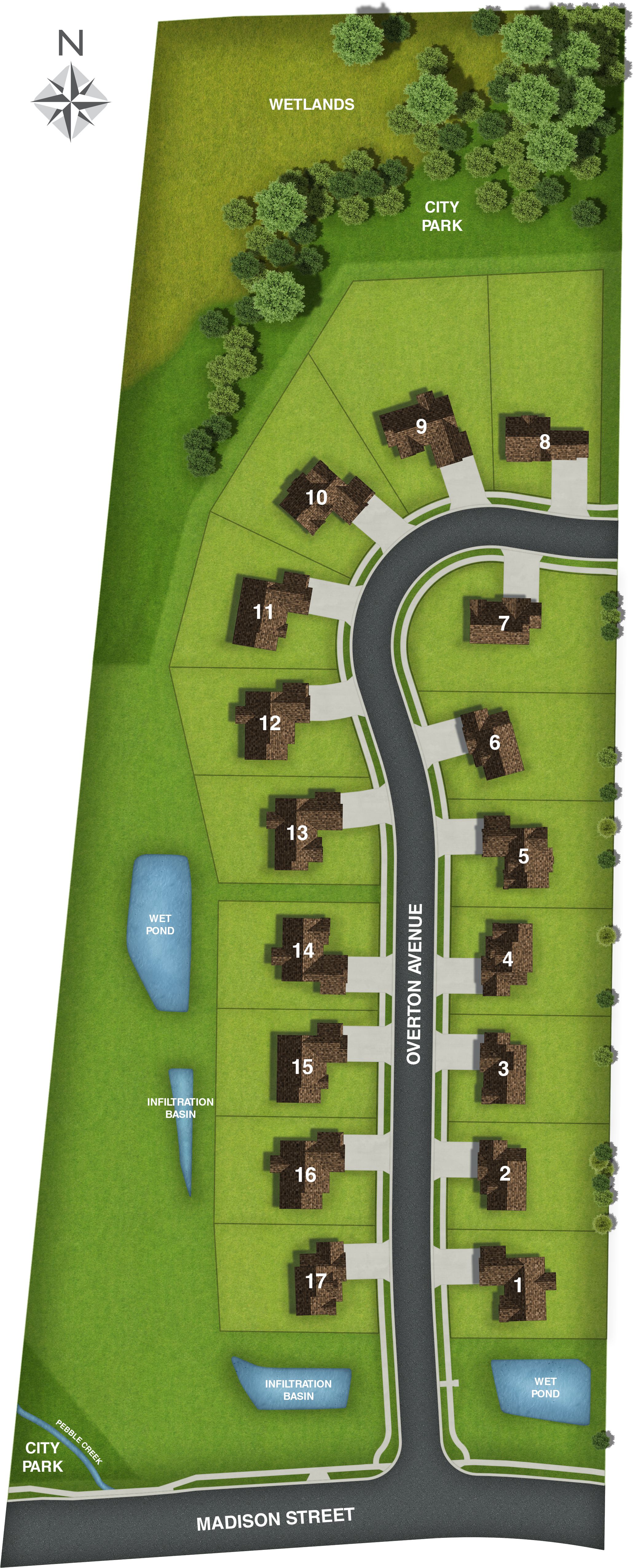 Olde Farm community map