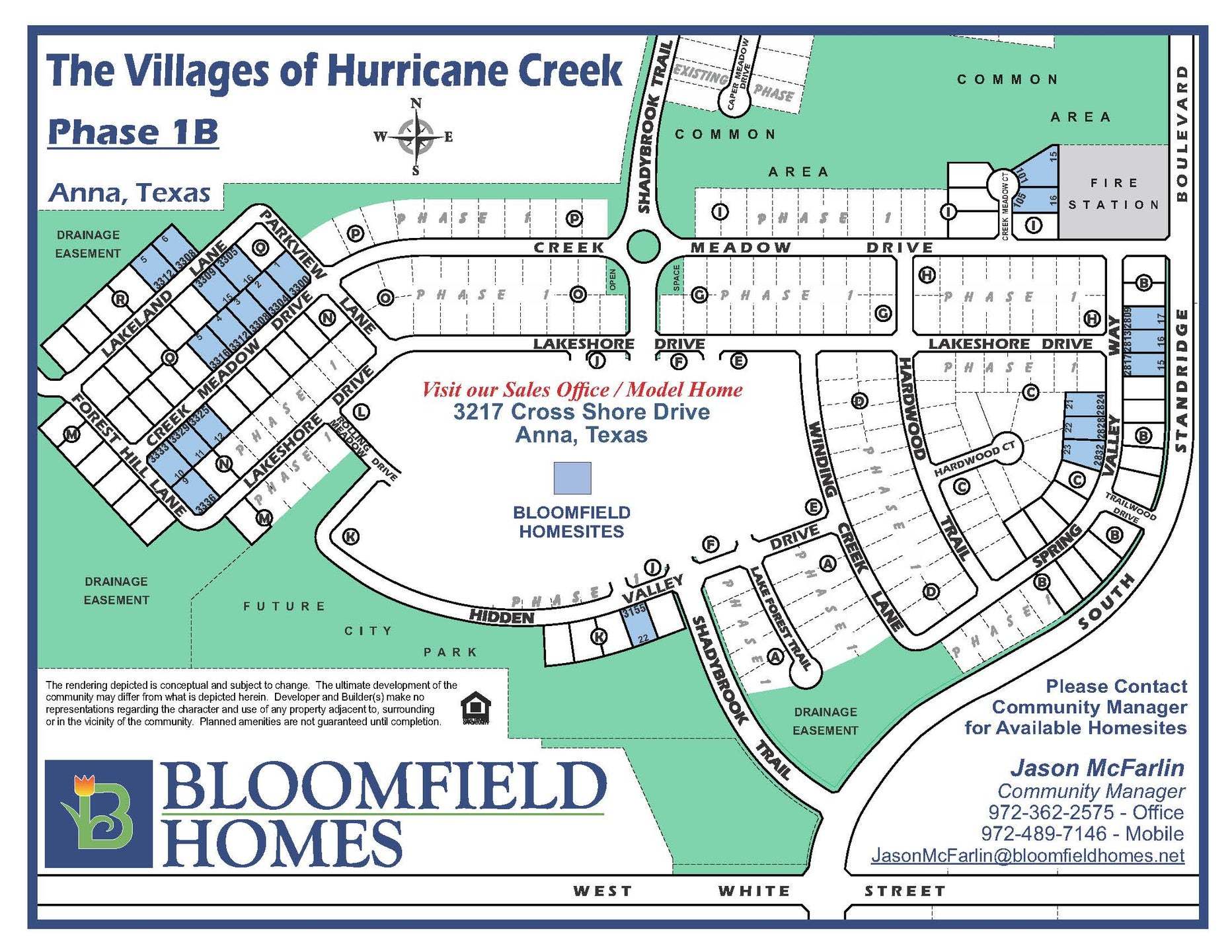 Villages of Hurricane Creek community map