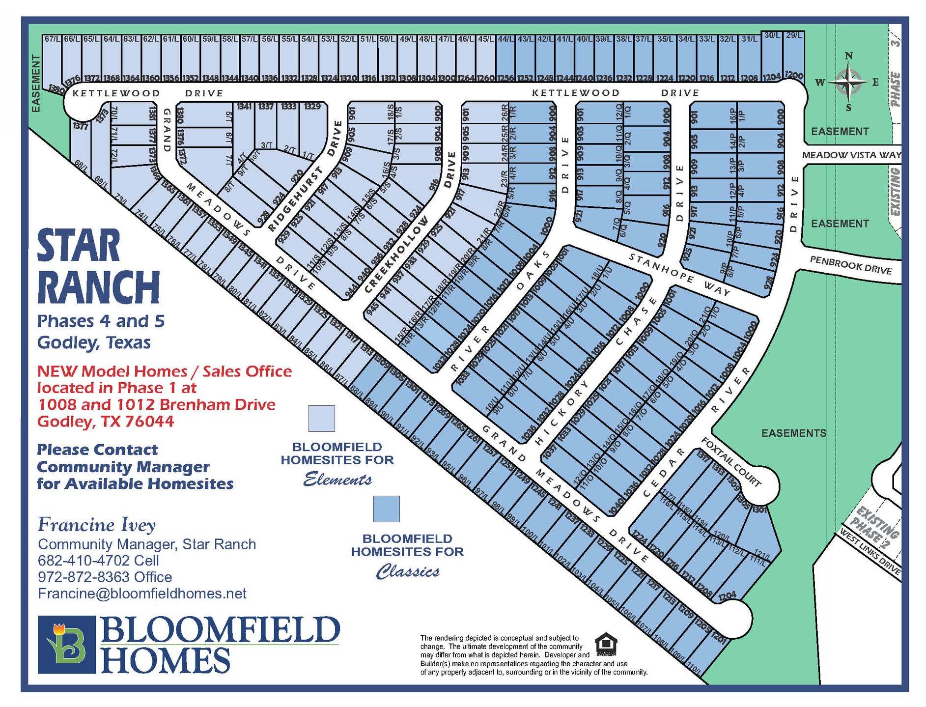 Star Ranch community map