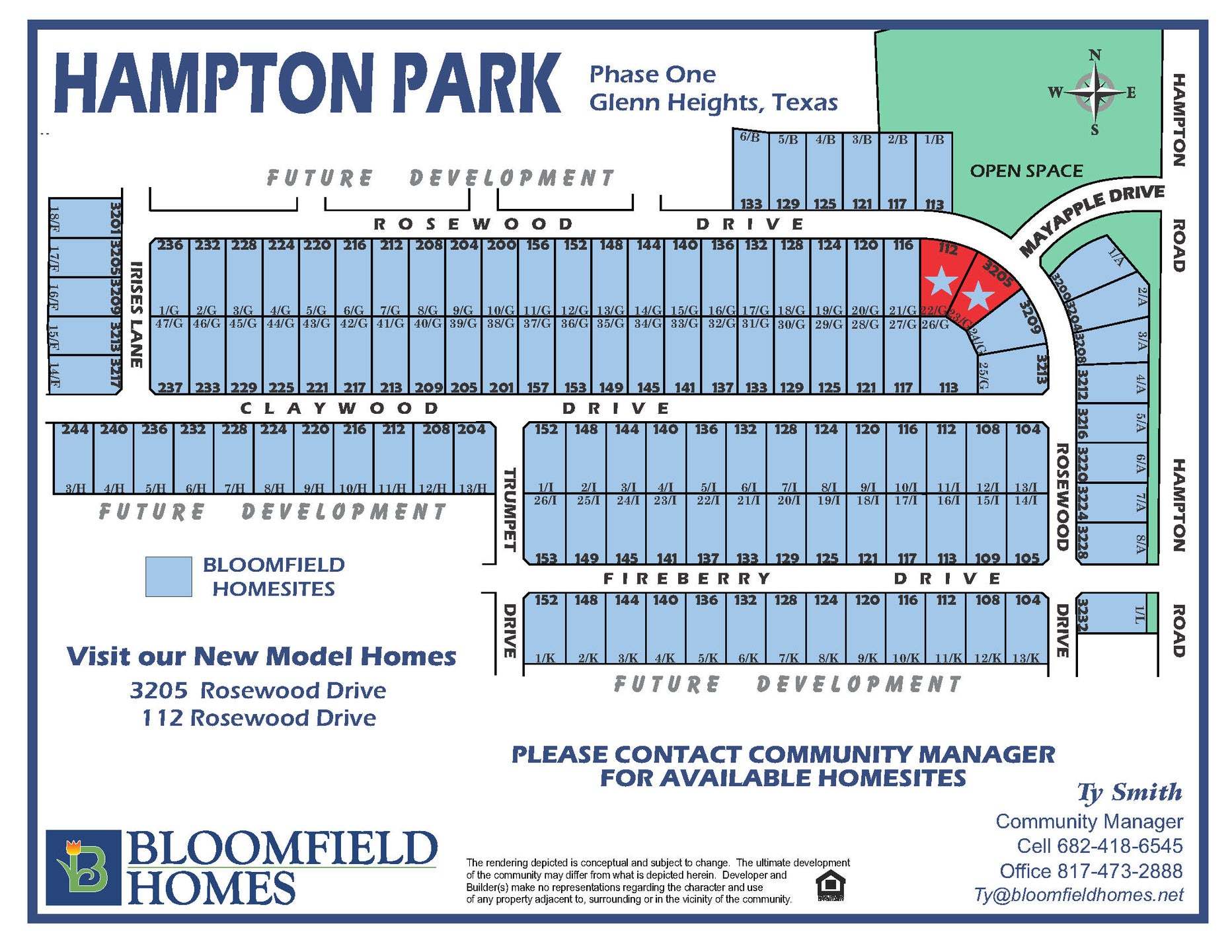 Hampton Park community map