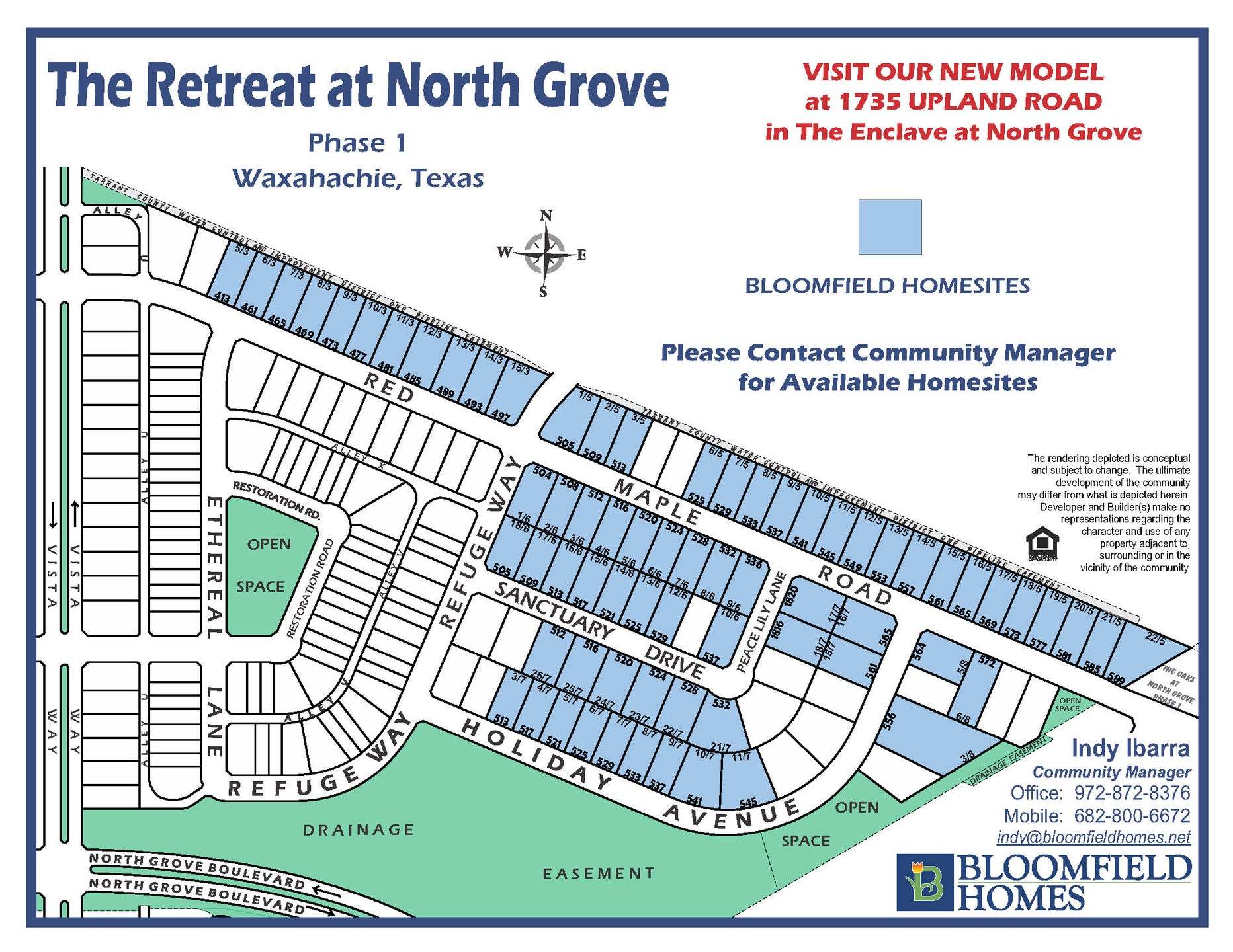 North Grove community map