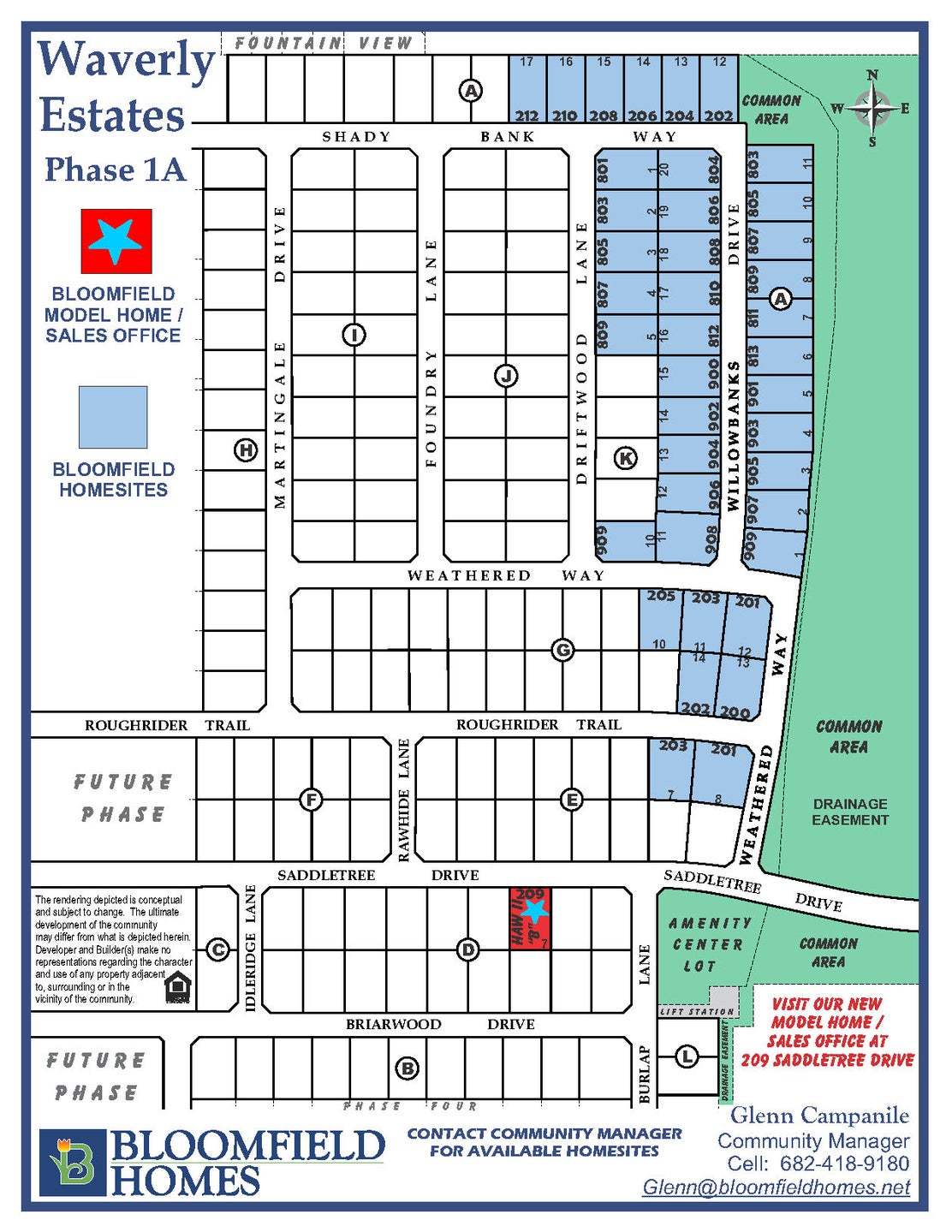 Waverly Estates community map