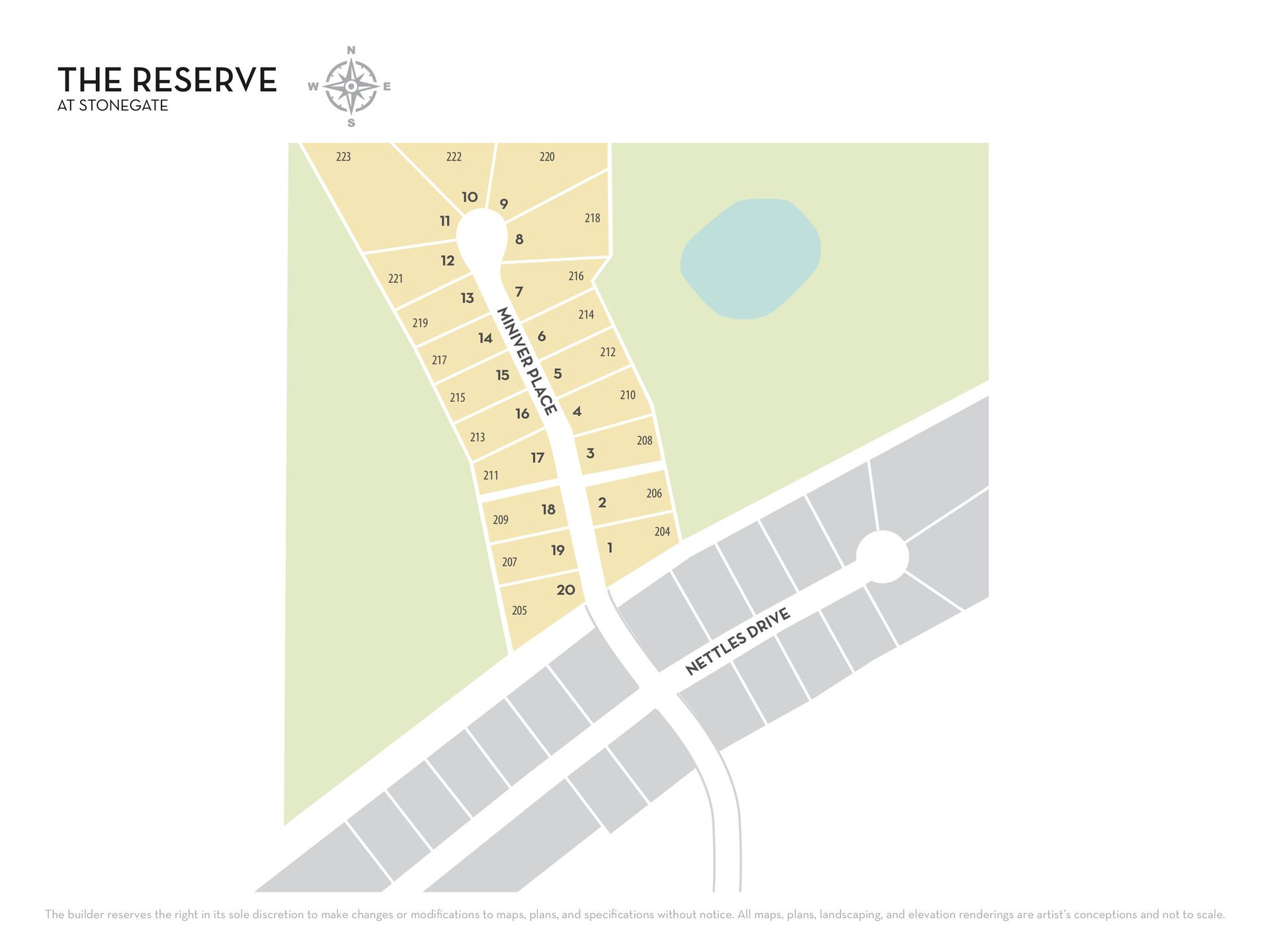 Stonegate community map