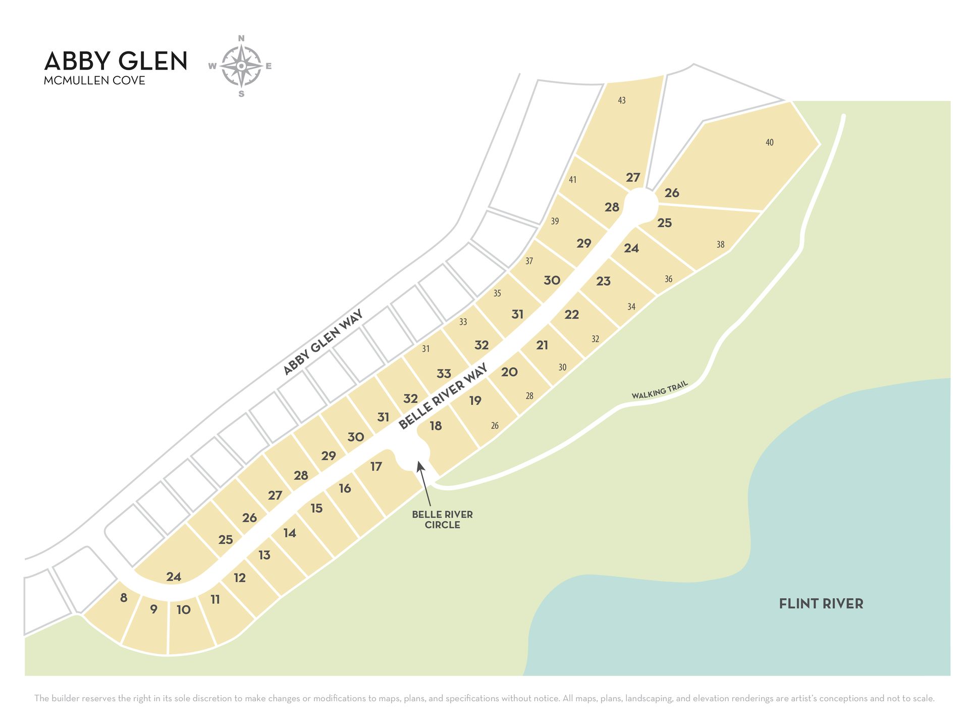 McMullen Cove community map