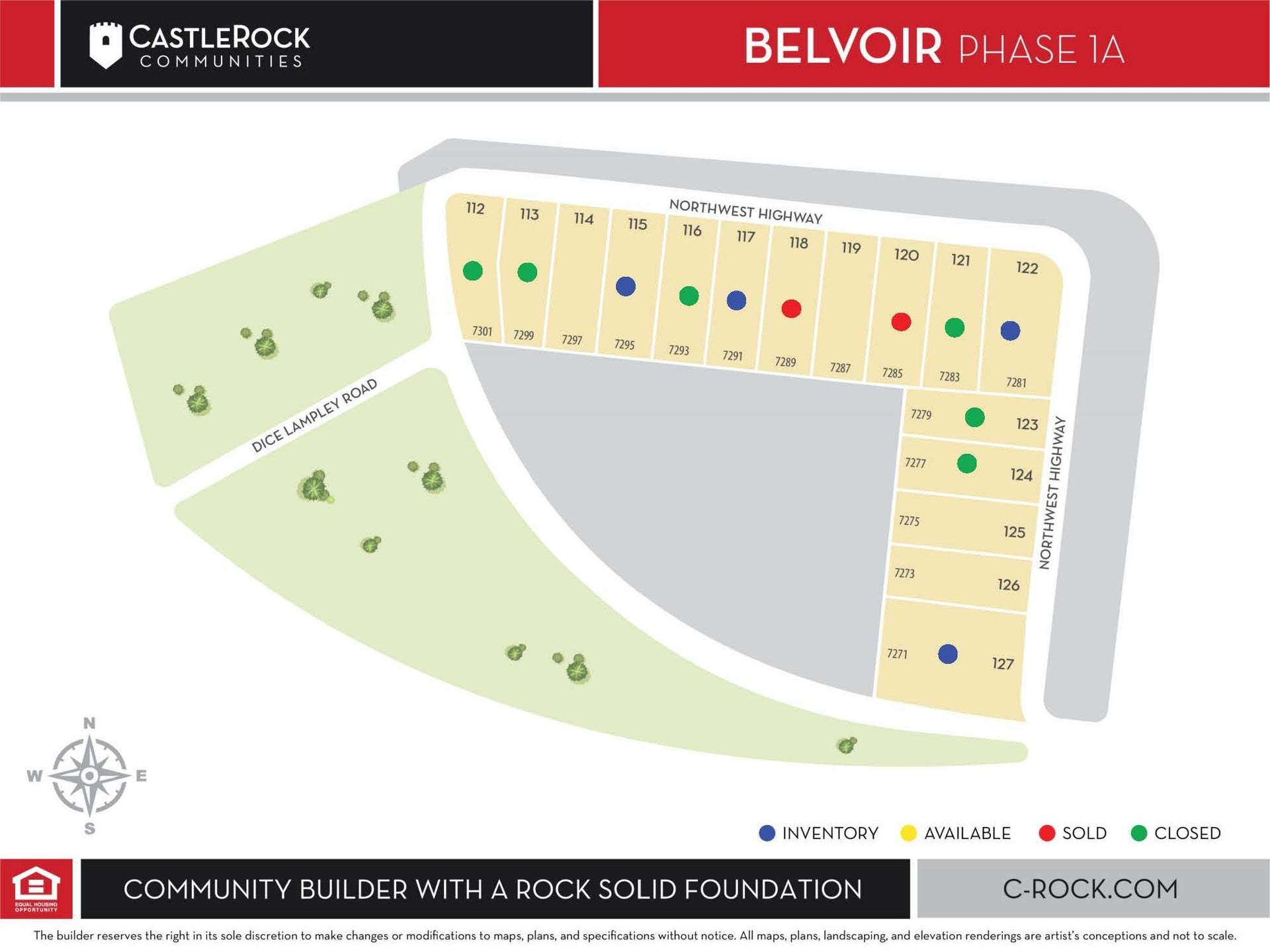 Belvoir community map