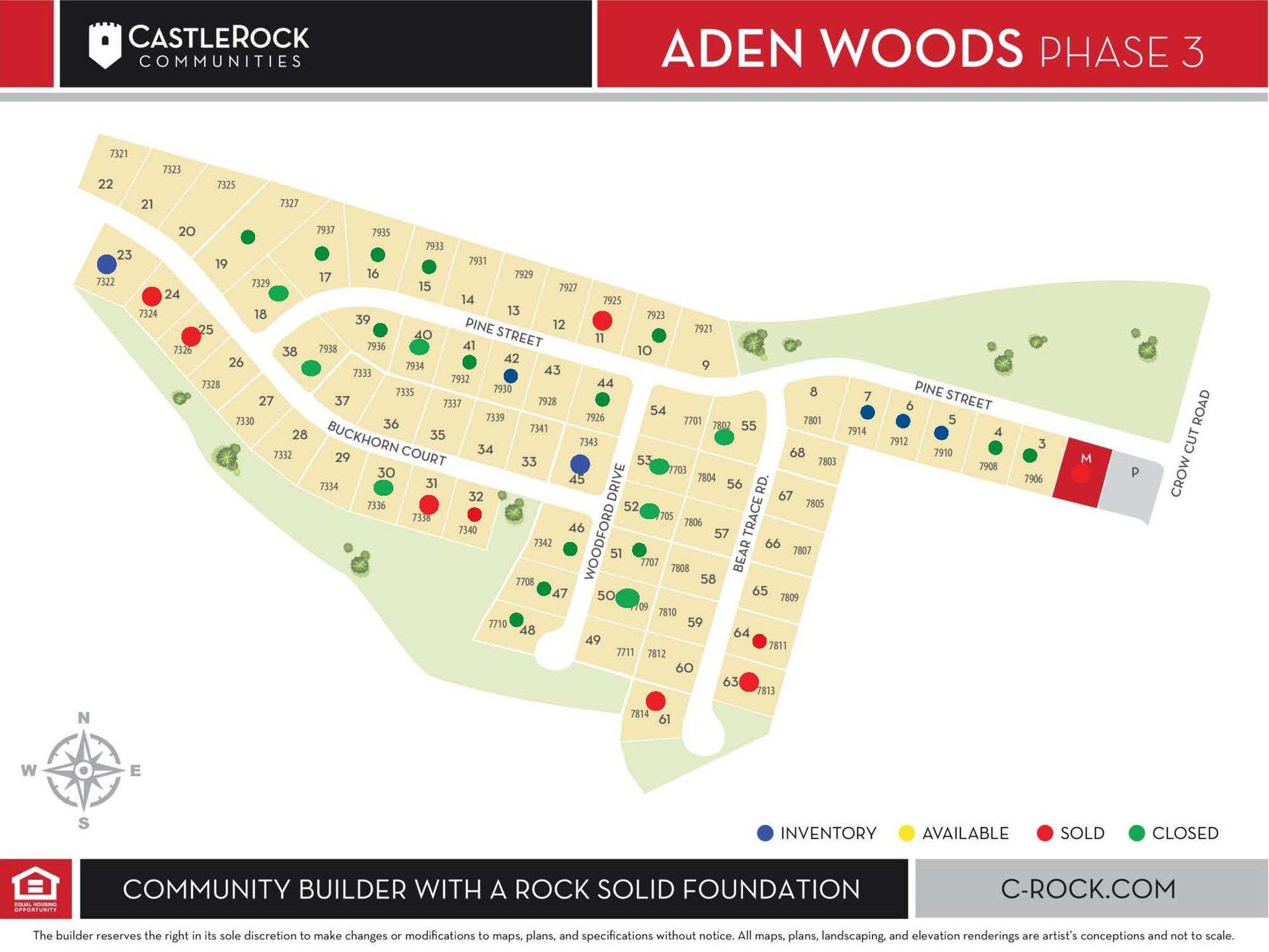 Aden Woods community map