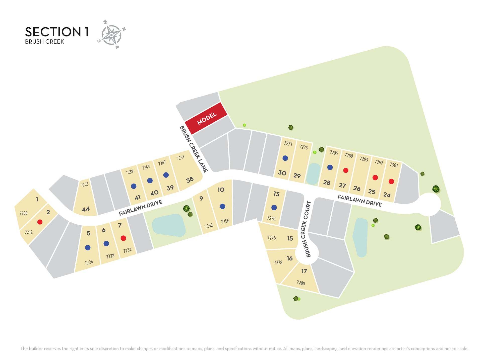 Brush Creek community map