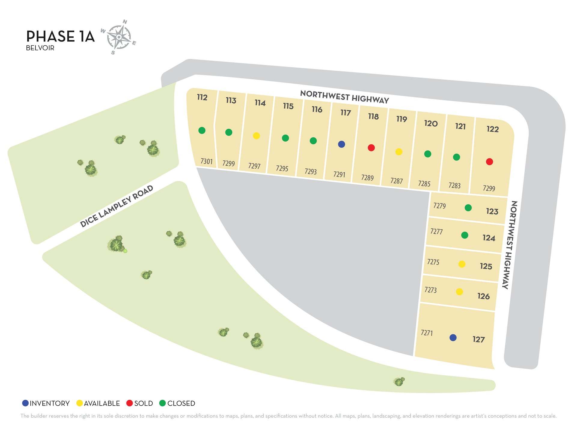 Belvoir community map