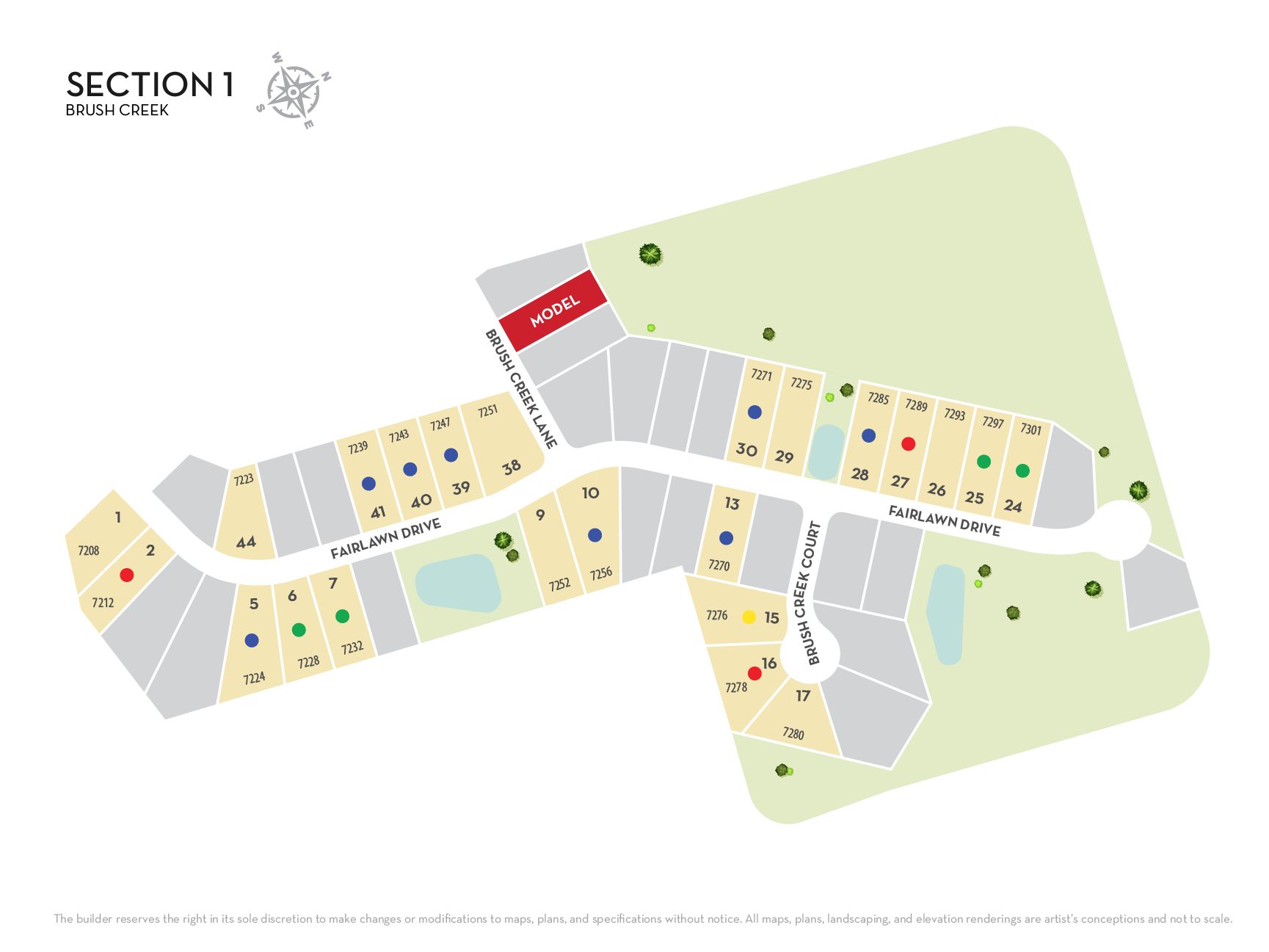 Brush Creek community map
