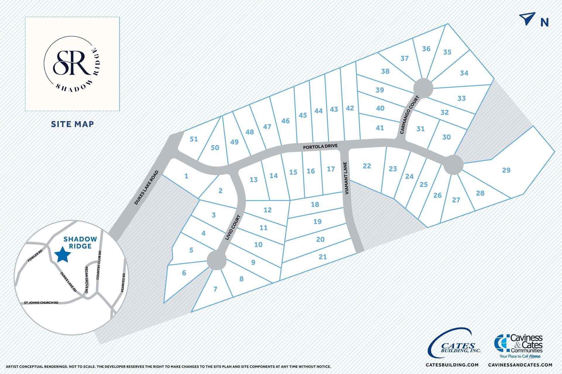 Shadow Ridge community map