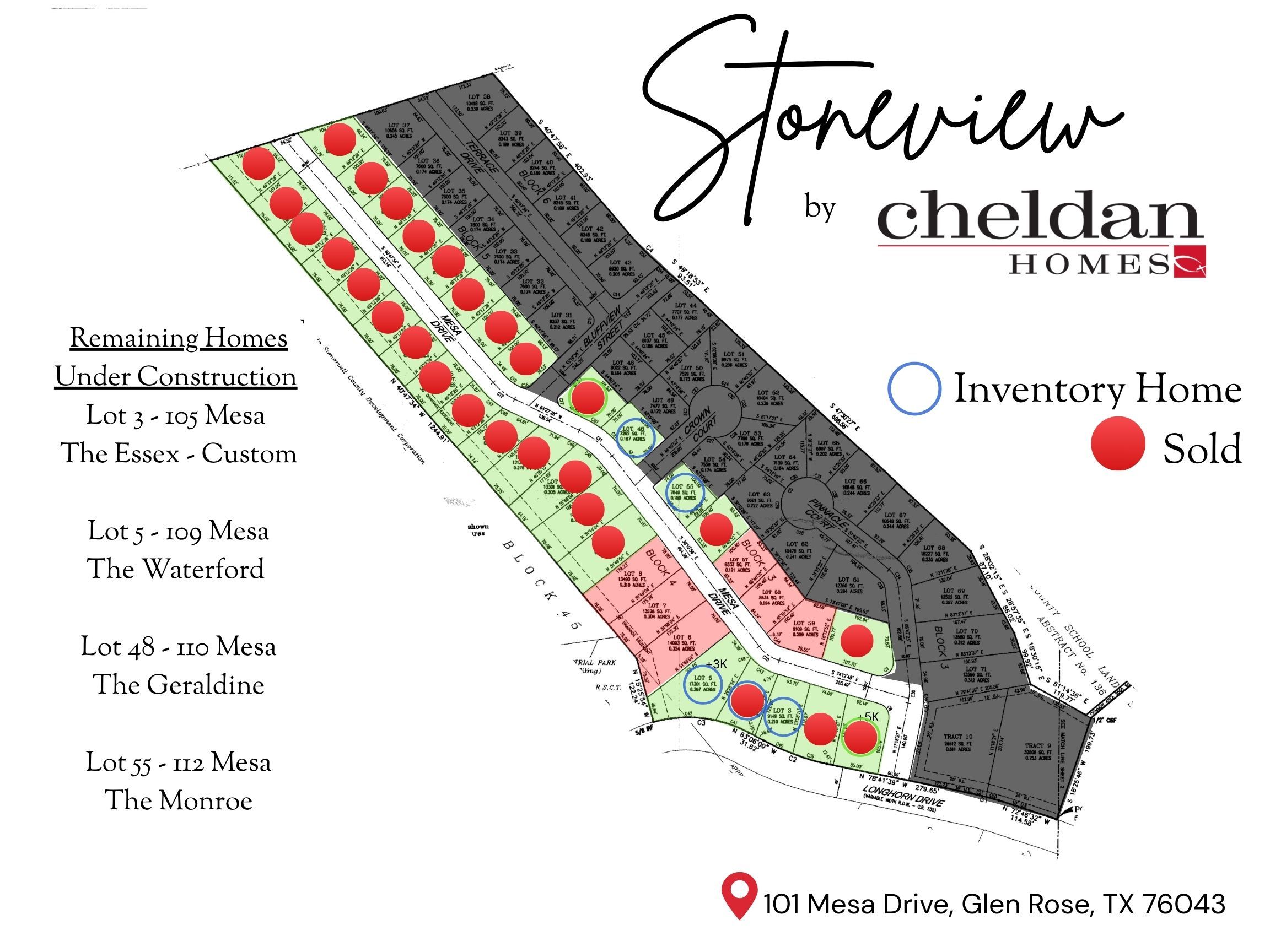 Stoneview community map