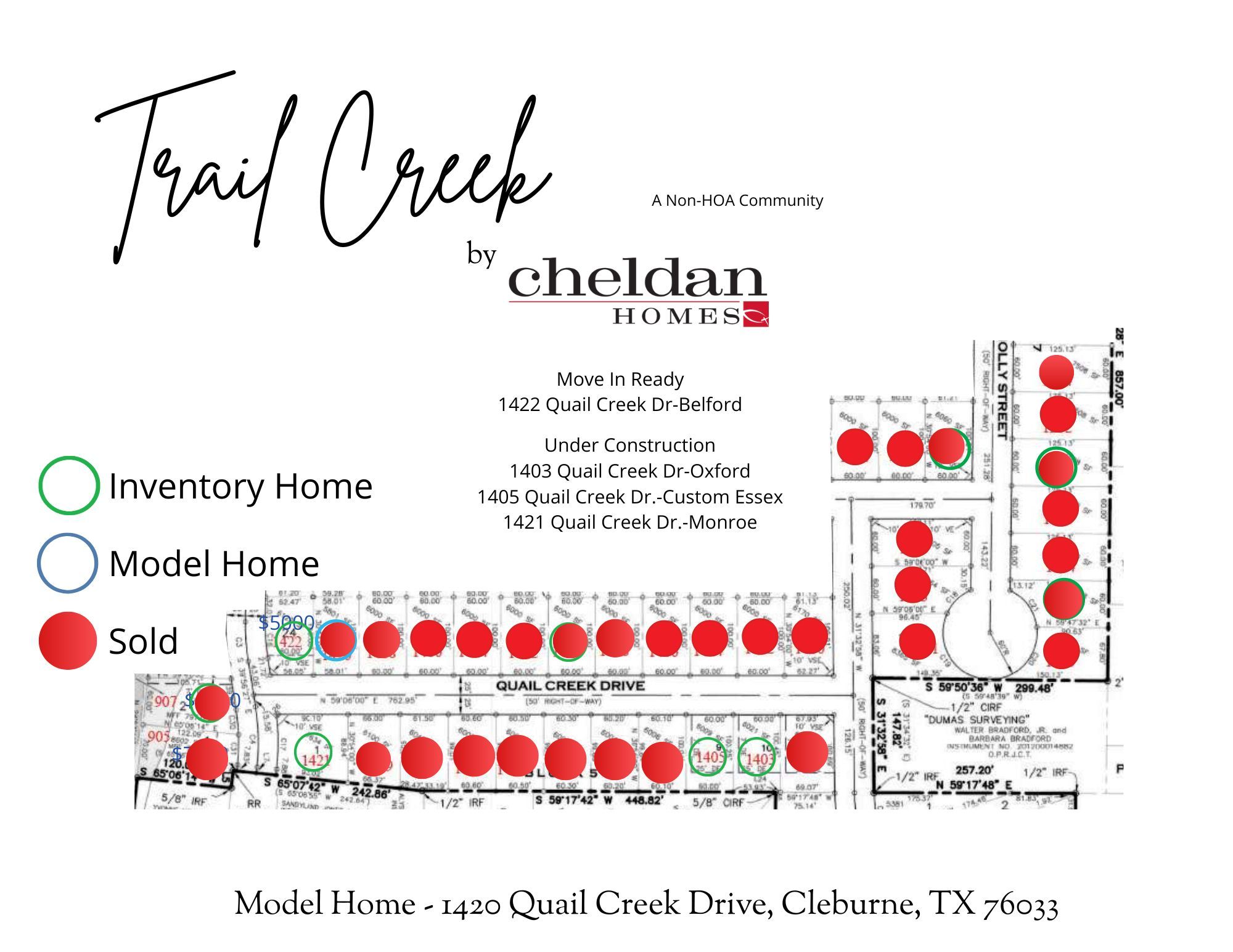 Trail Creek community map