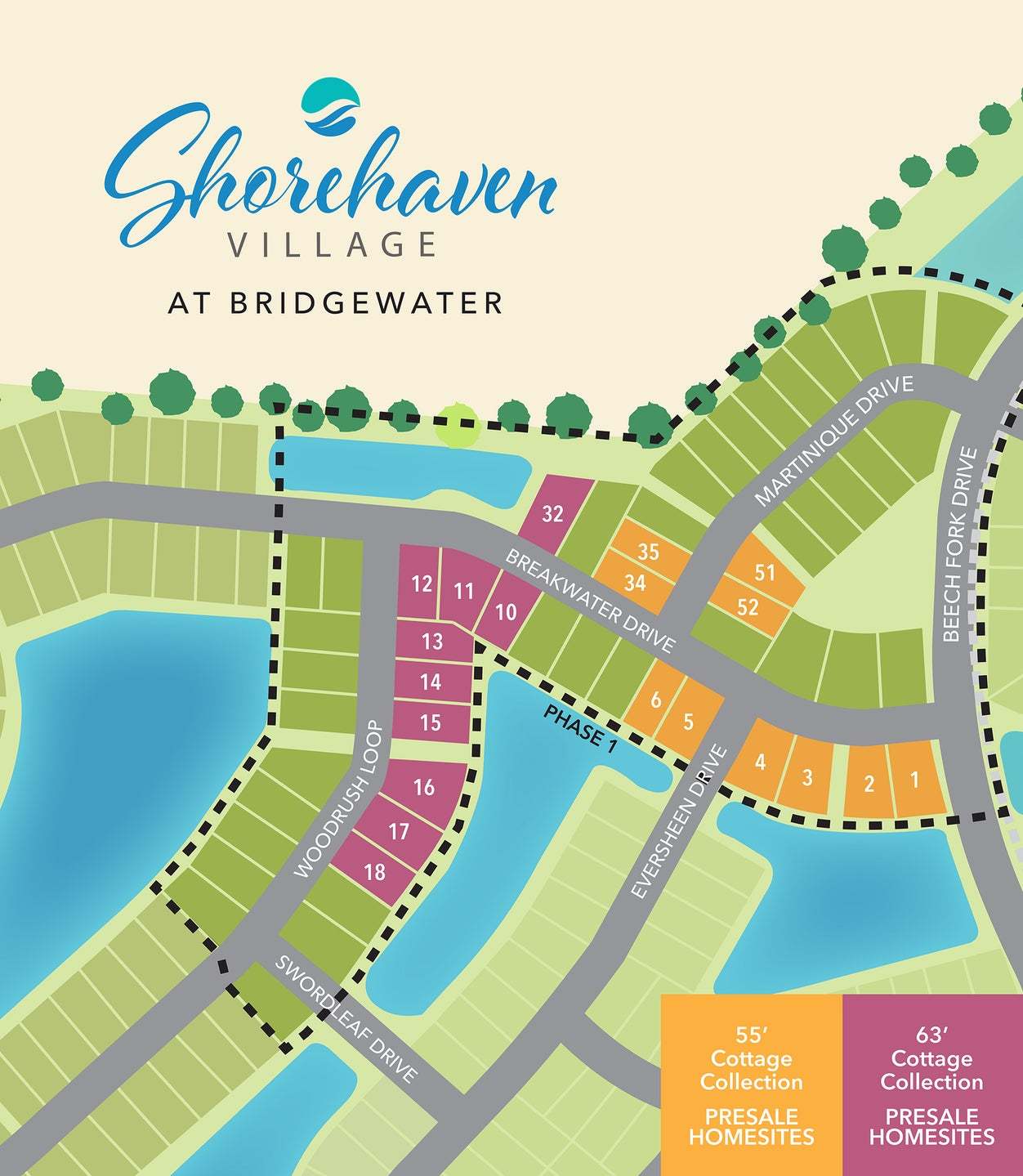 Bridgewater community map