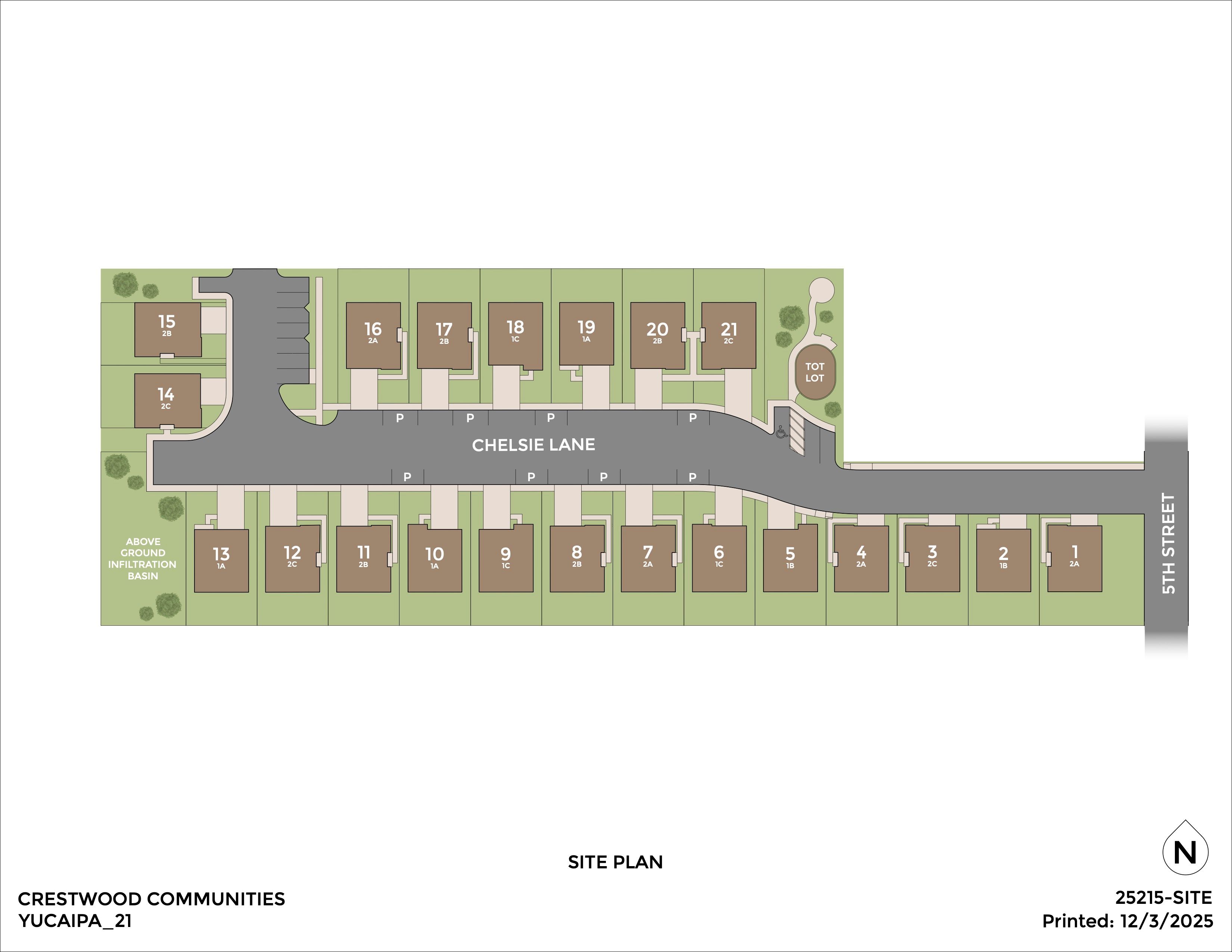 Siena by CrestWood Communities community map