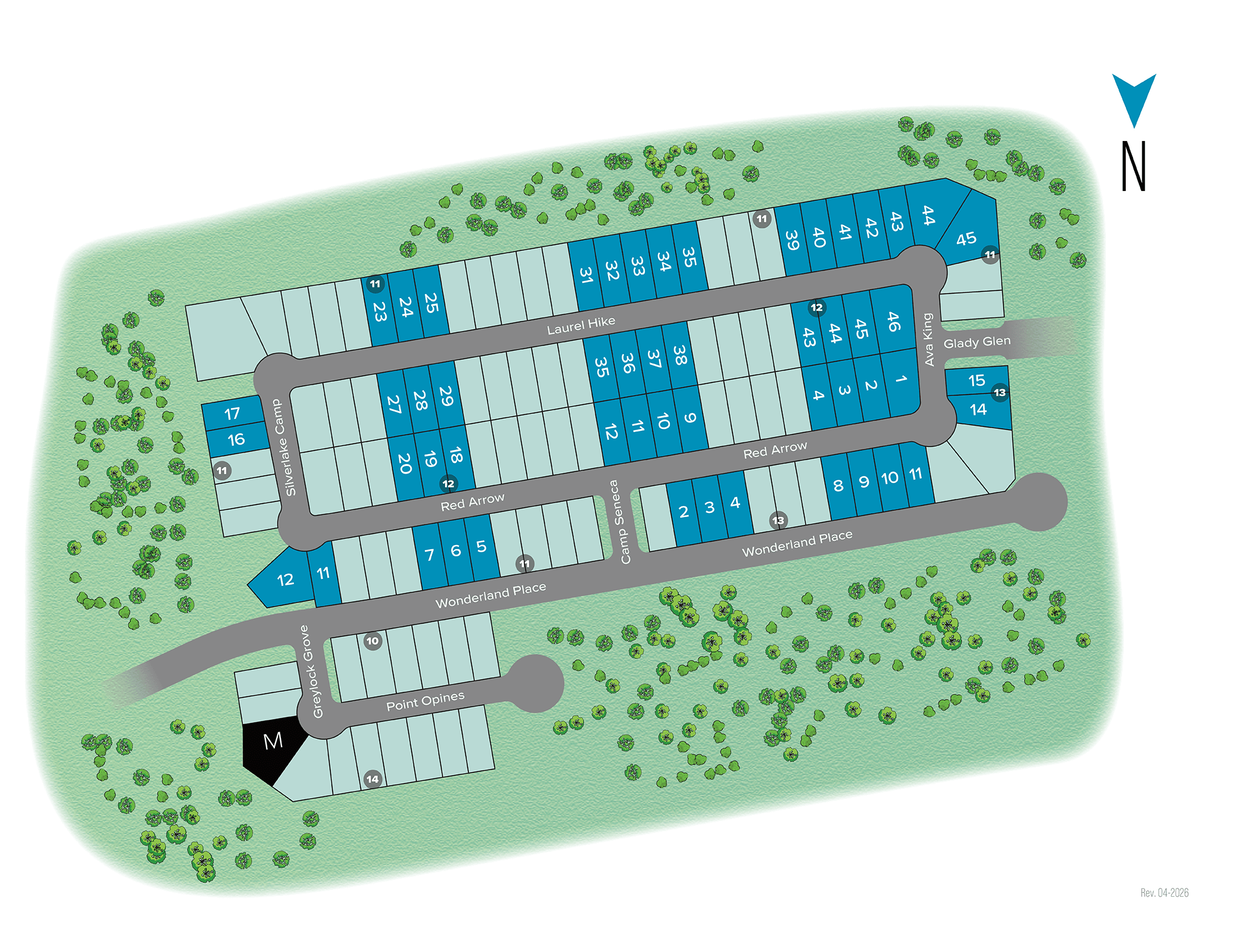 Westridge community map