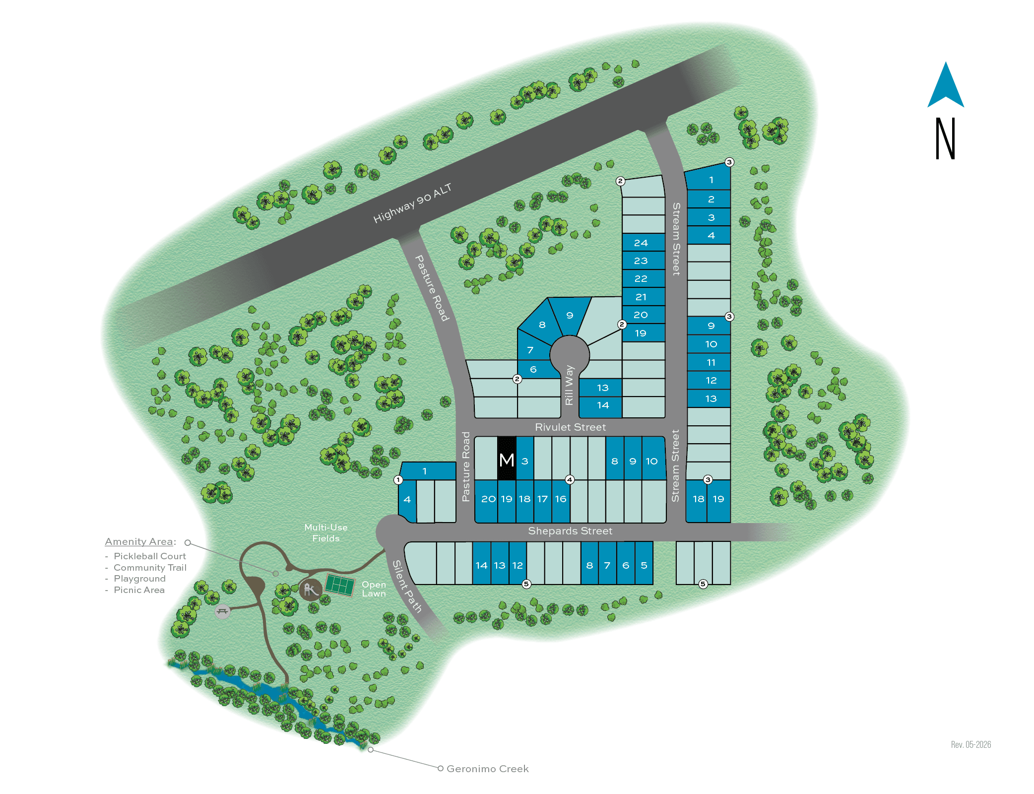 Stream Waters community map