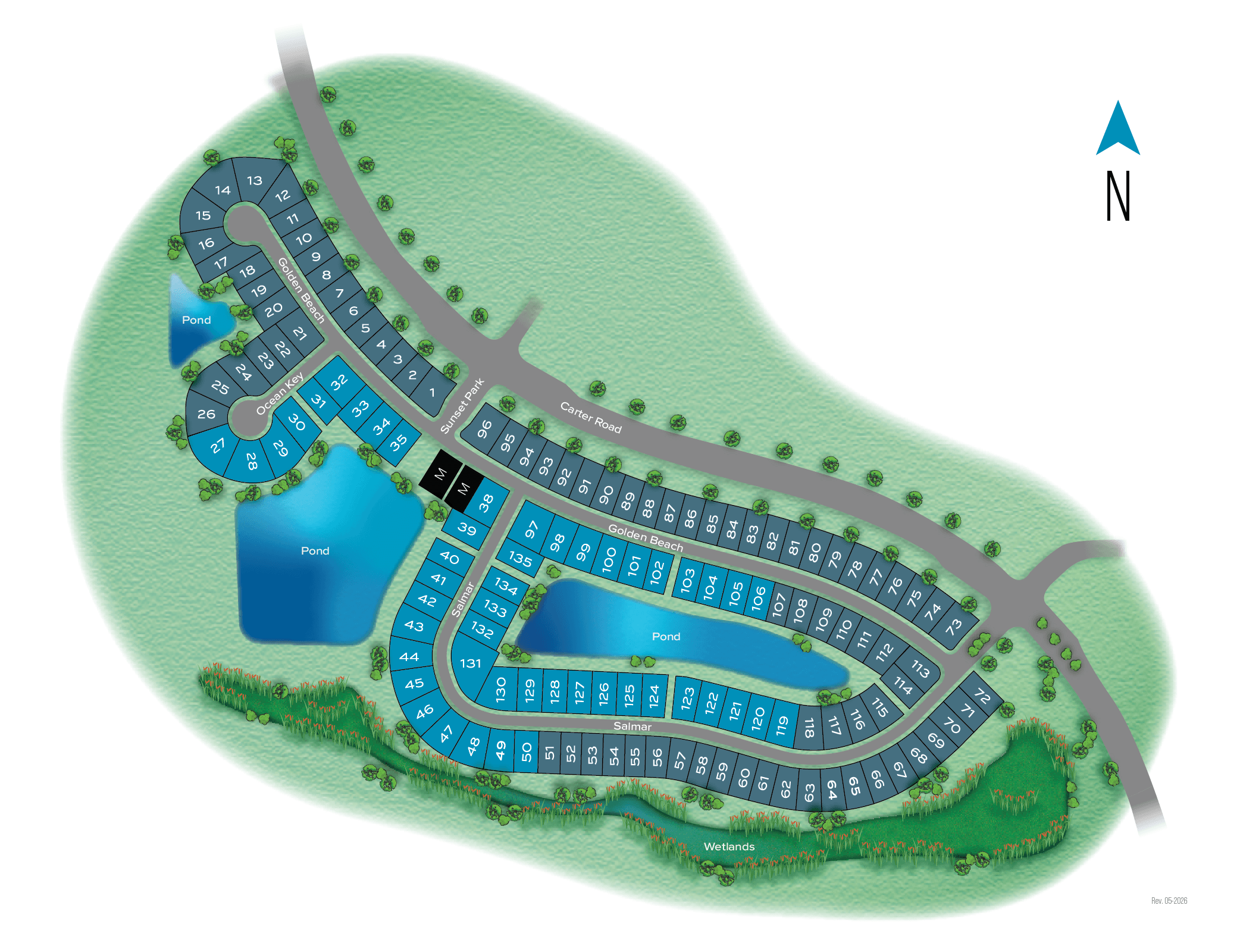 Biscayne Landing at Seaire community map