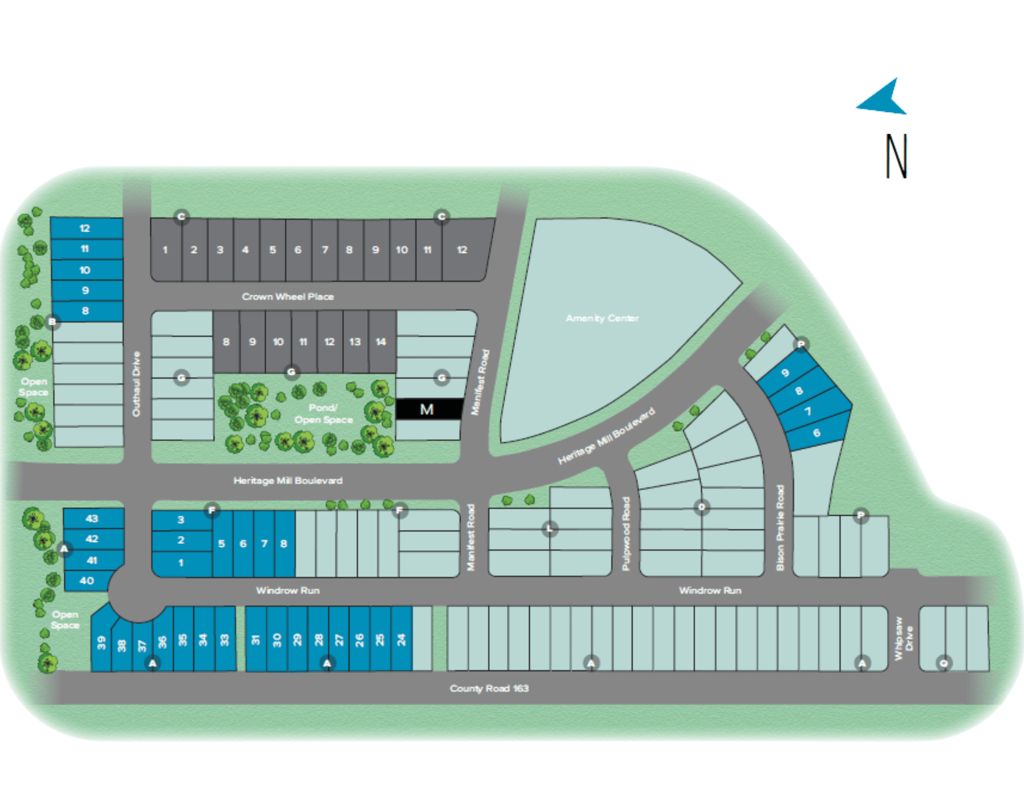 Heritage Mill community map