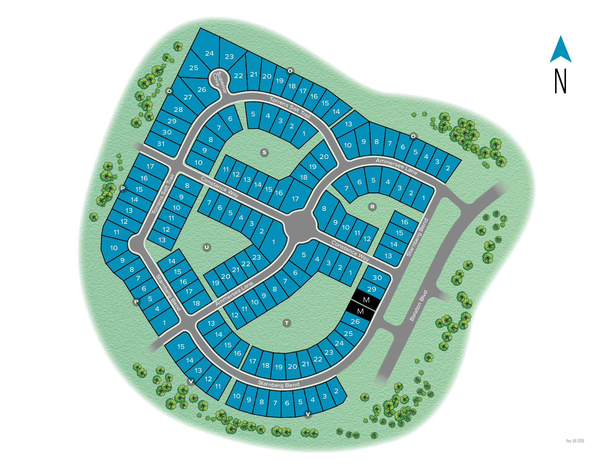 Preserve at Lakeside Meadows community map
