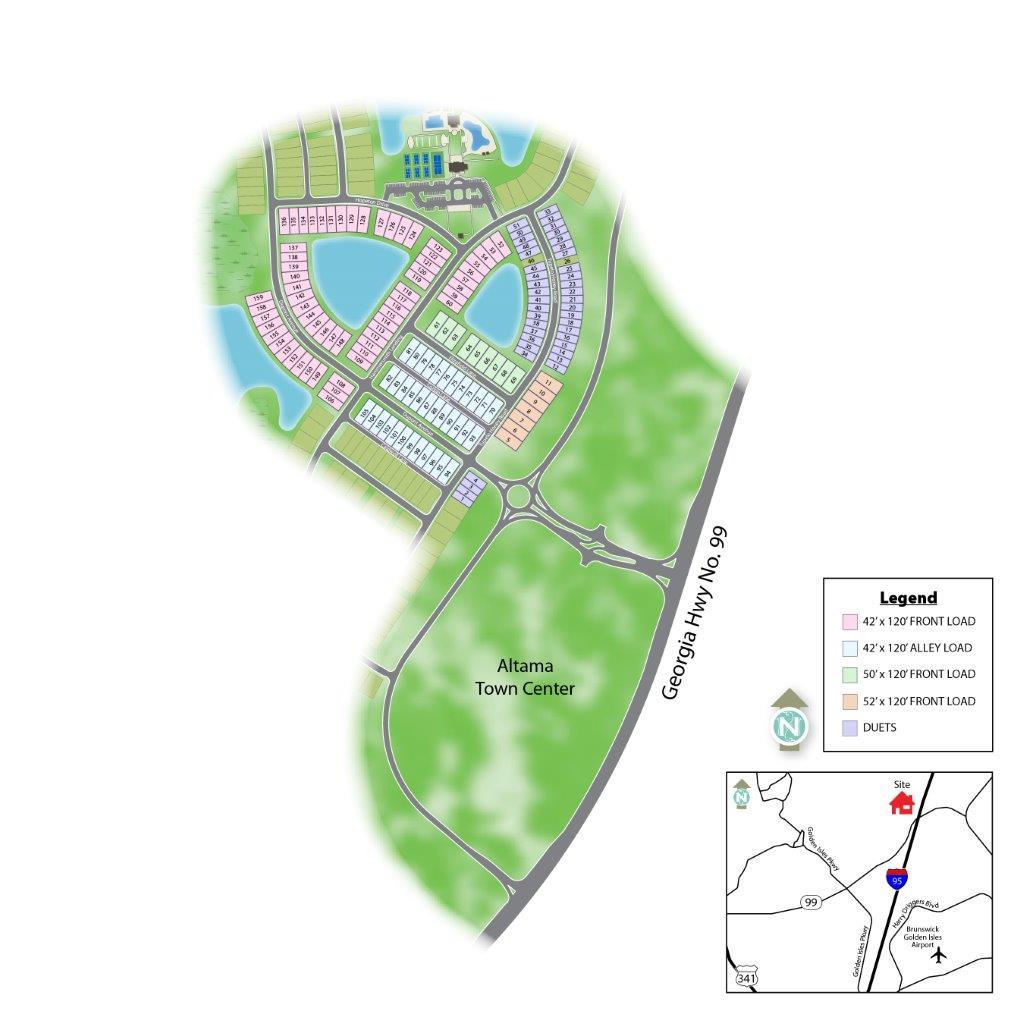 Altama community map