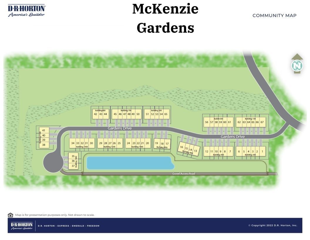 McKenzie Gardens community map