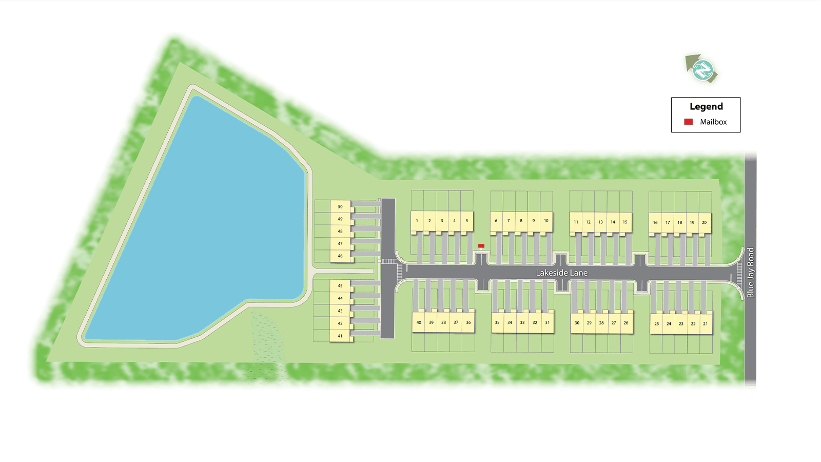The Towns at Blue Jay community map