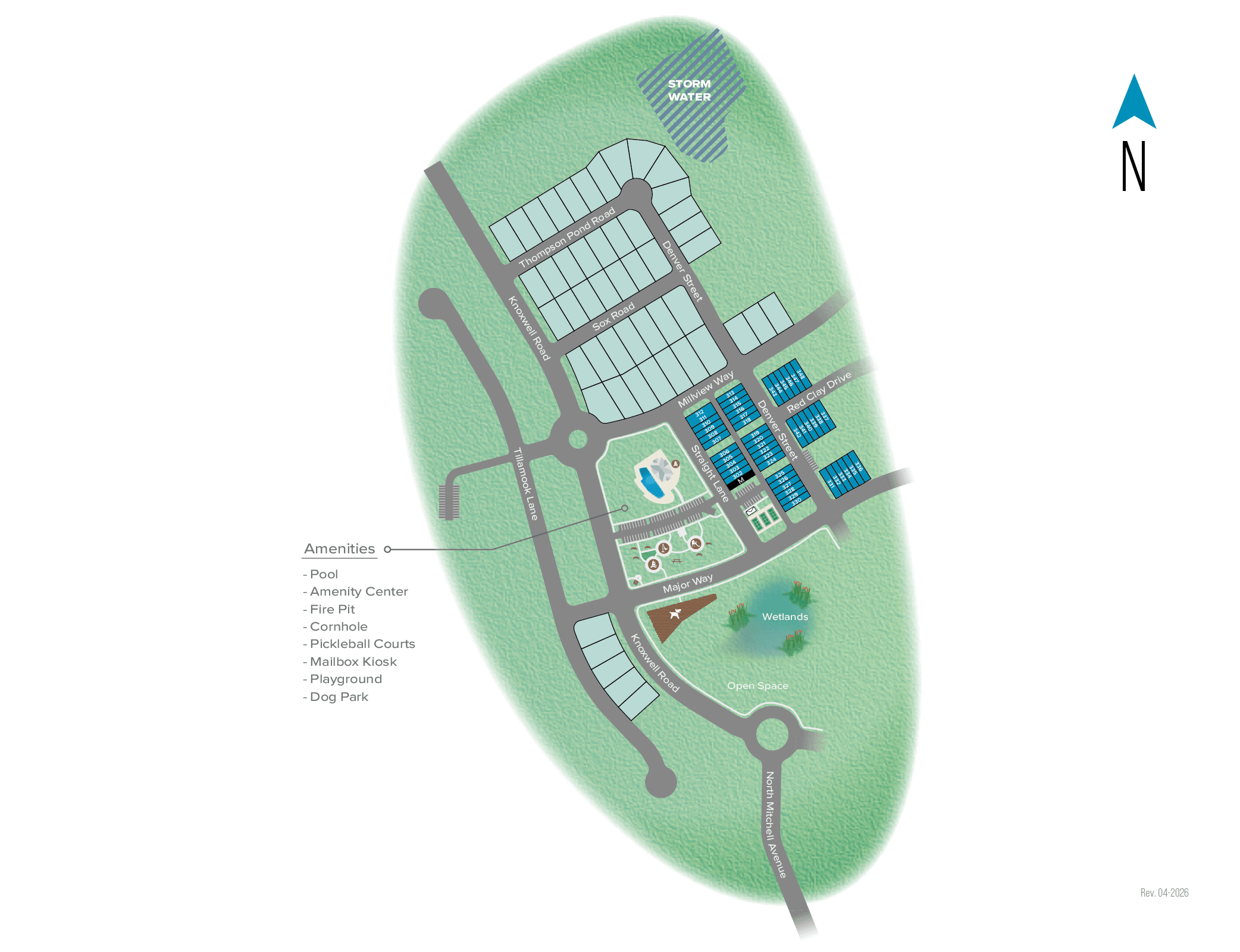 Mason Grove community map