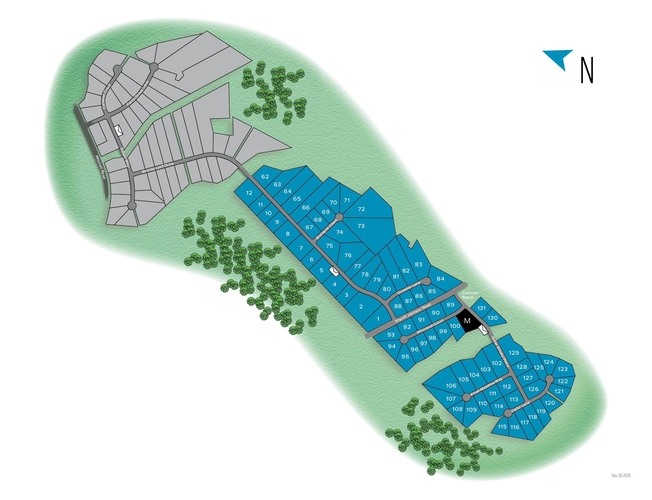 Blake Pond community map
