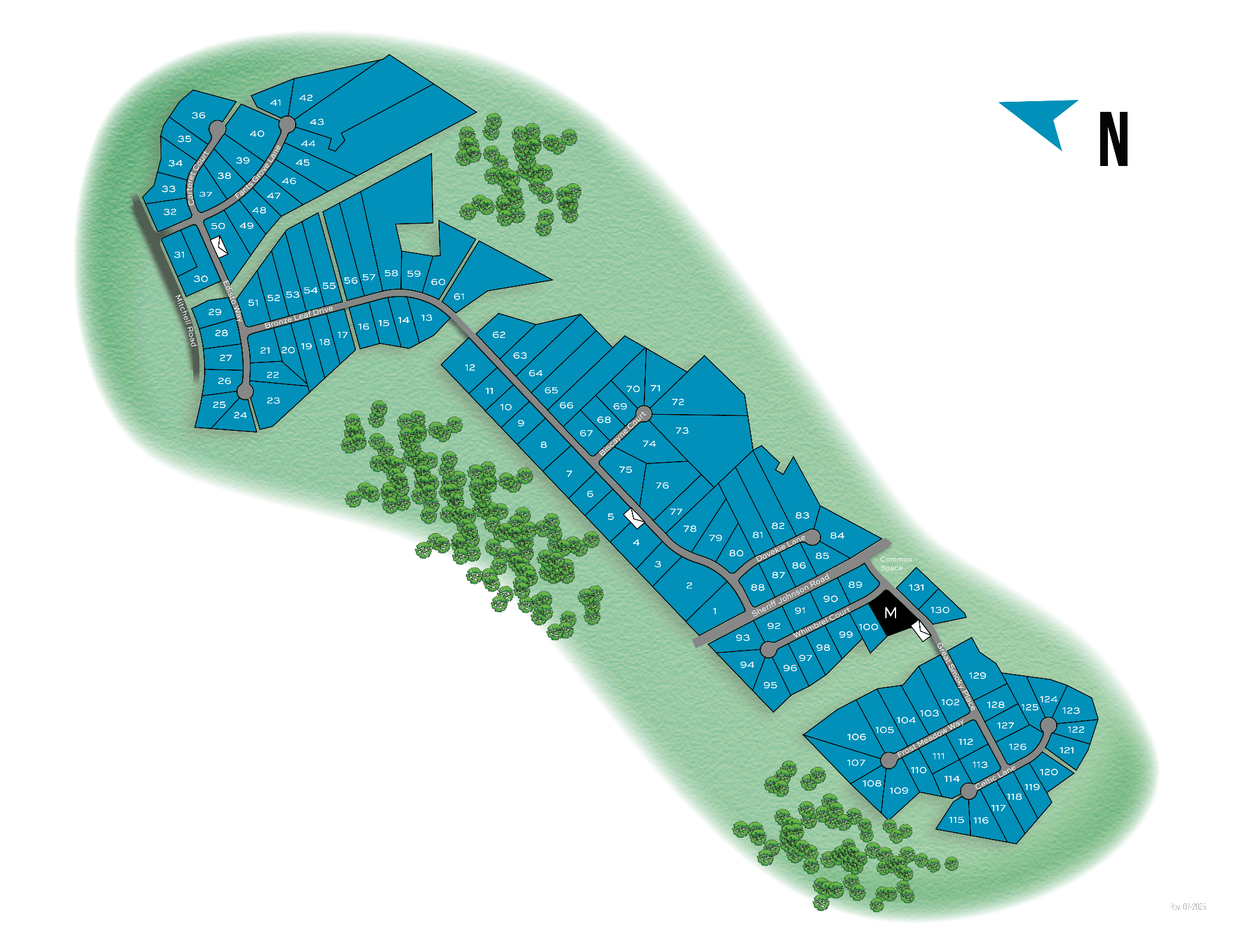 Blake Pond community map