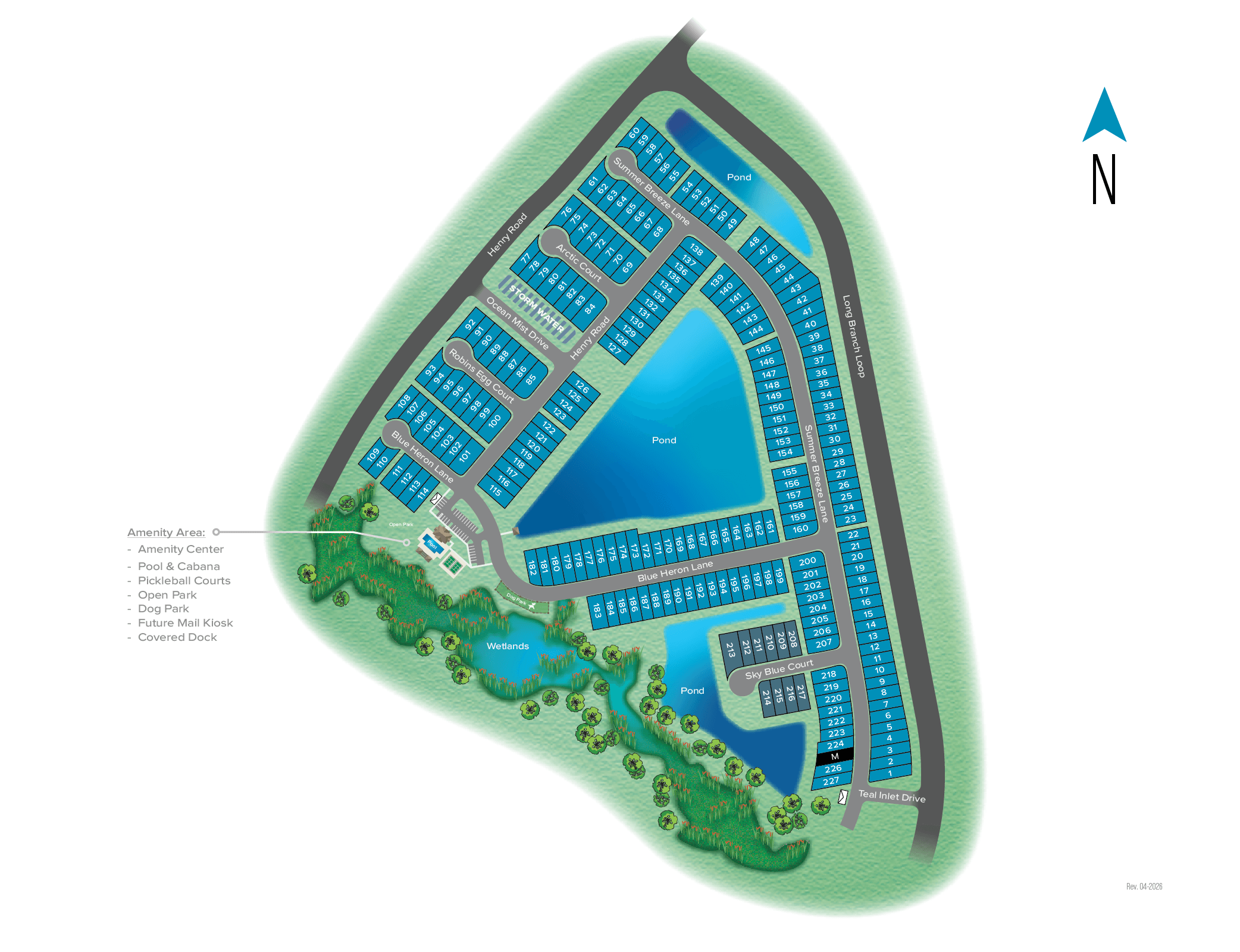 Indigo at the Preserve community map