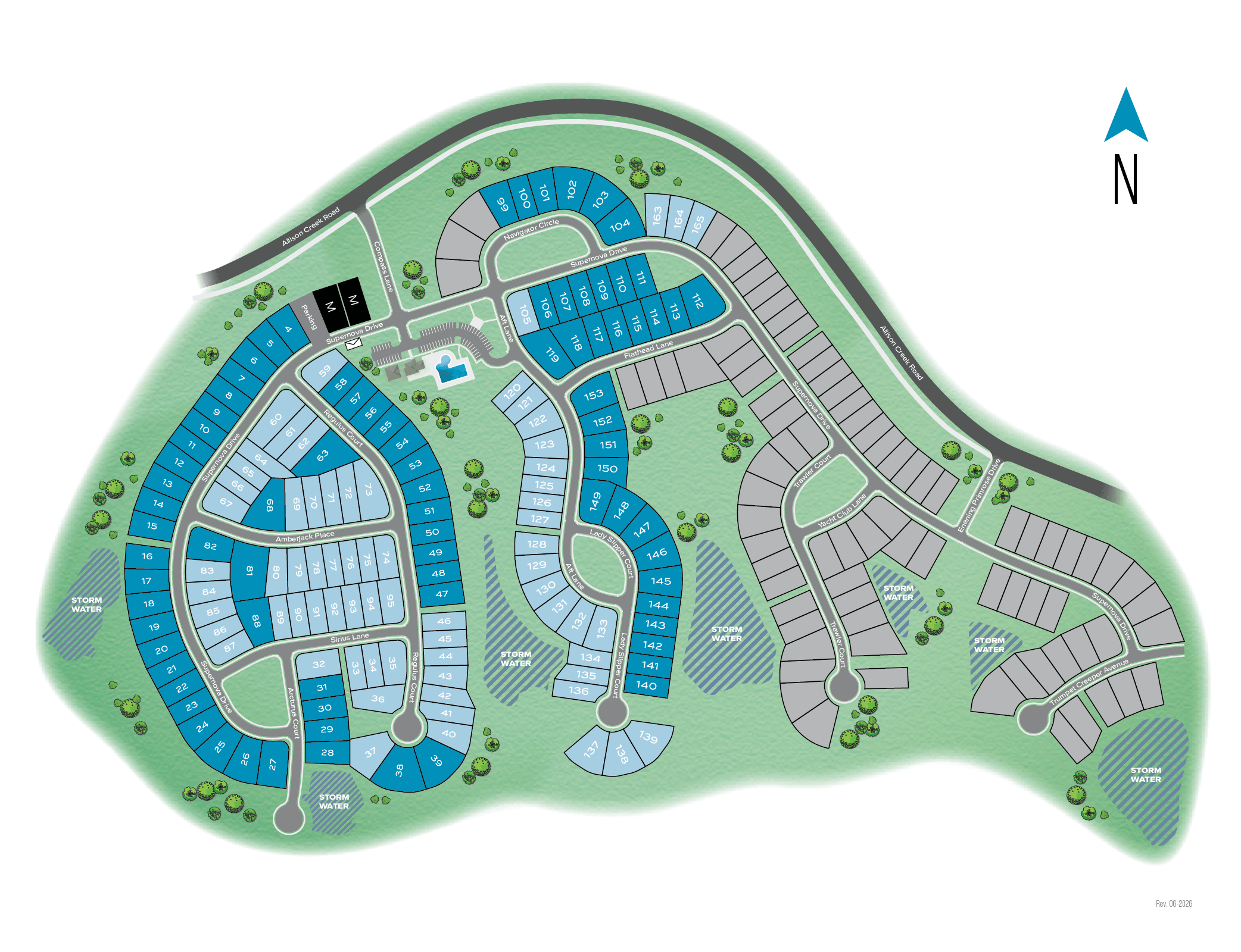 Lakeside Glen community map