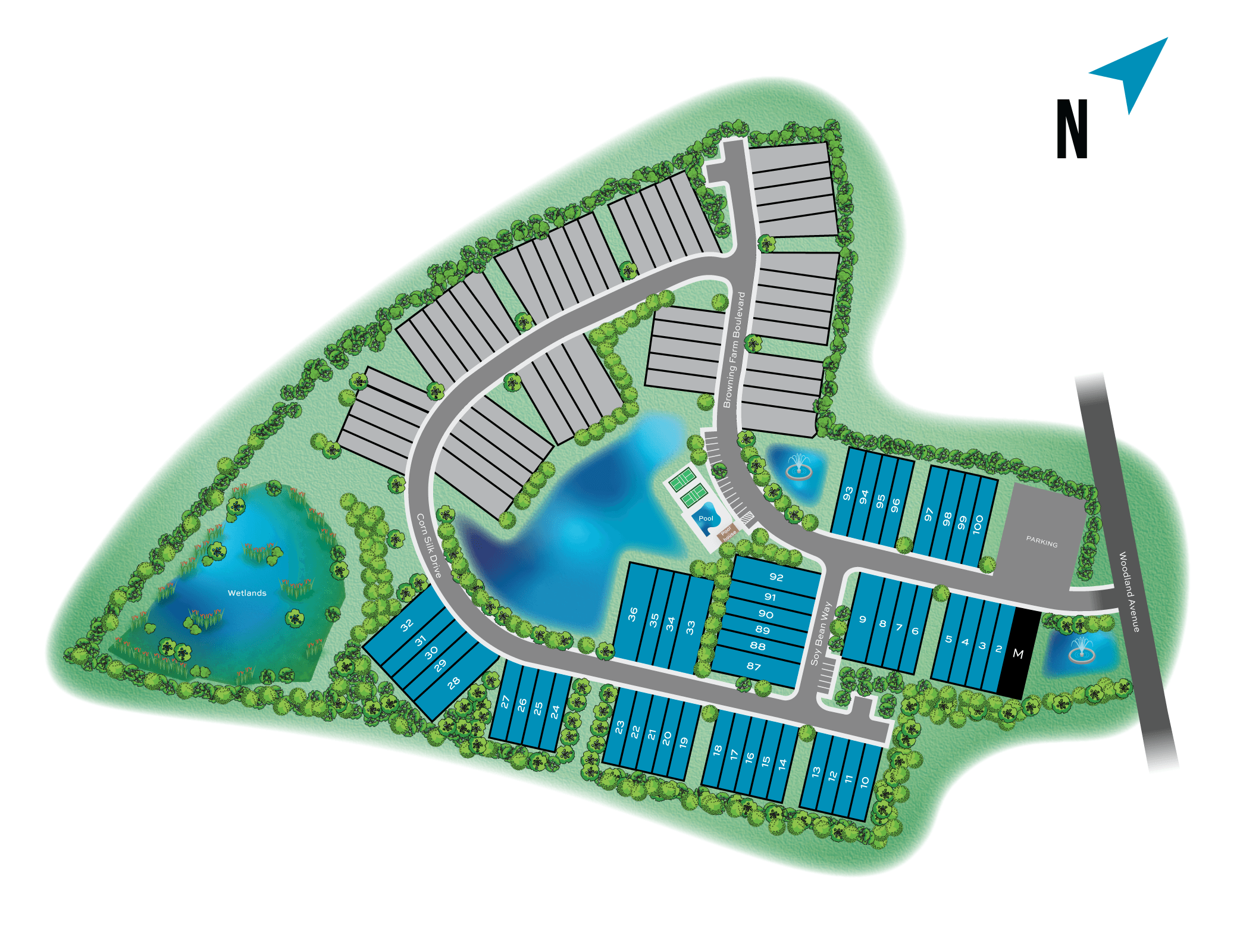 Shore Vista community map