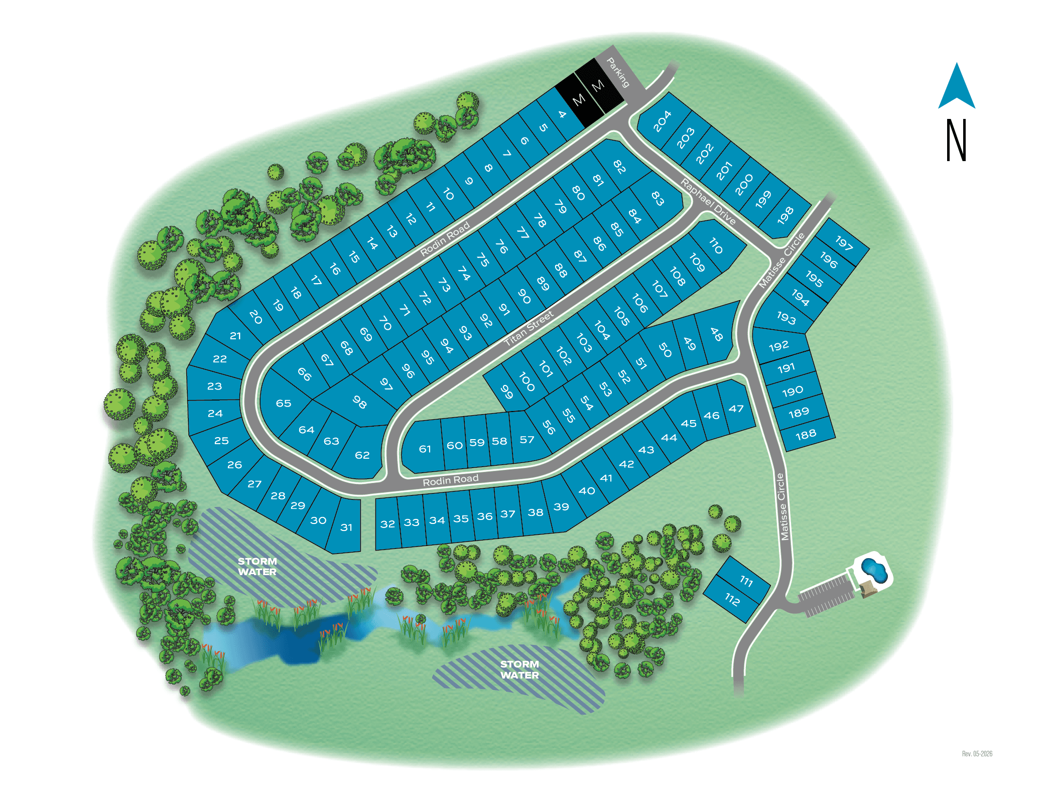 Iris Meadows community map