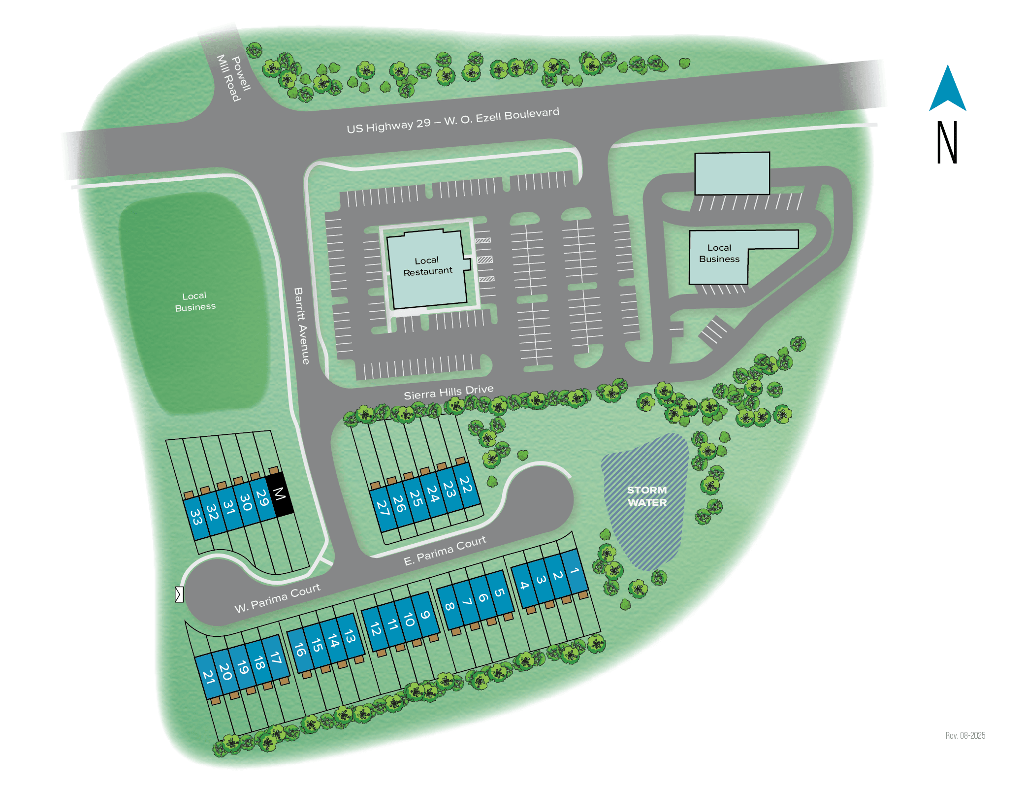 El Dorado community map