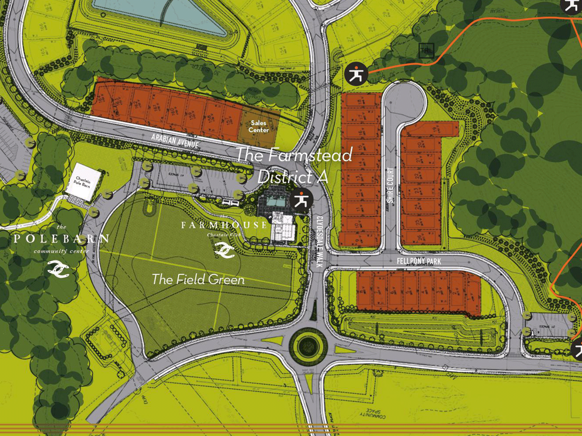 Chastain community map