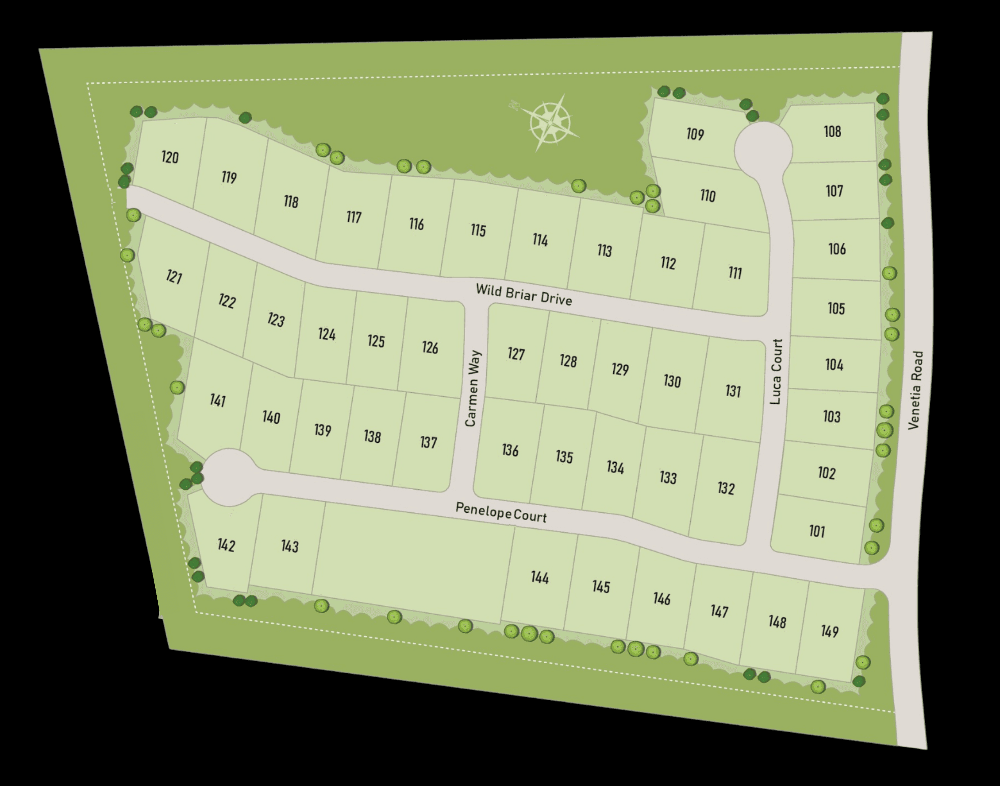 Woodbriar community map