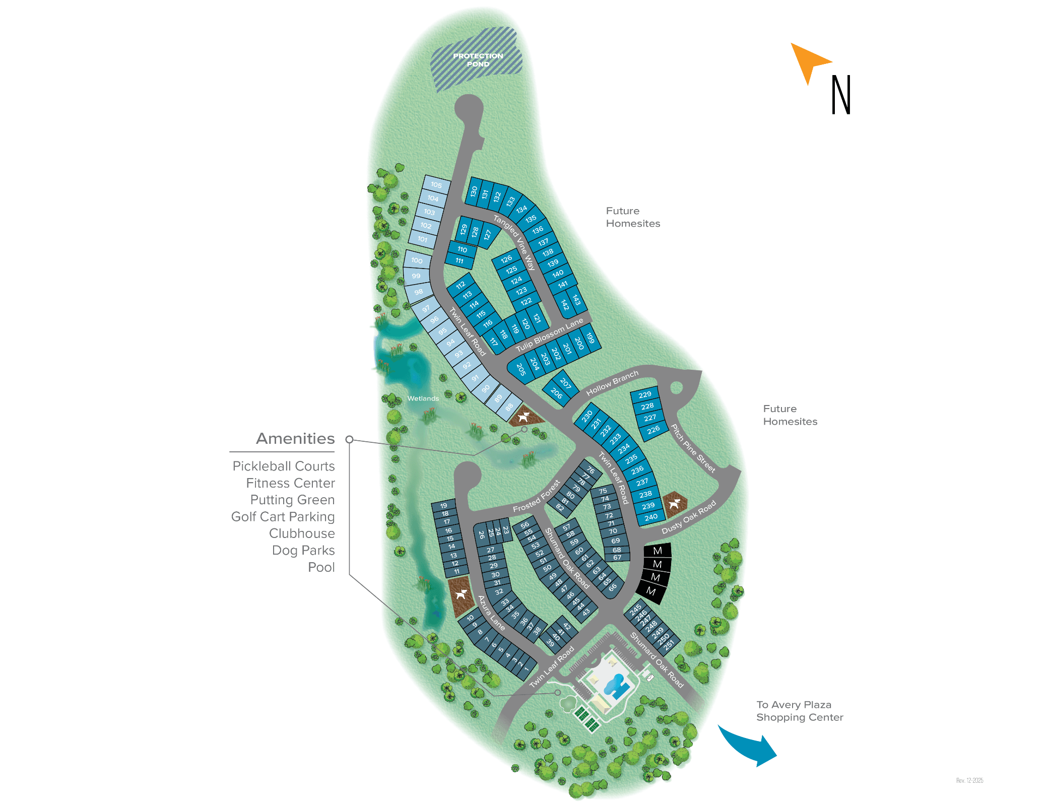Brook Run Villas community map