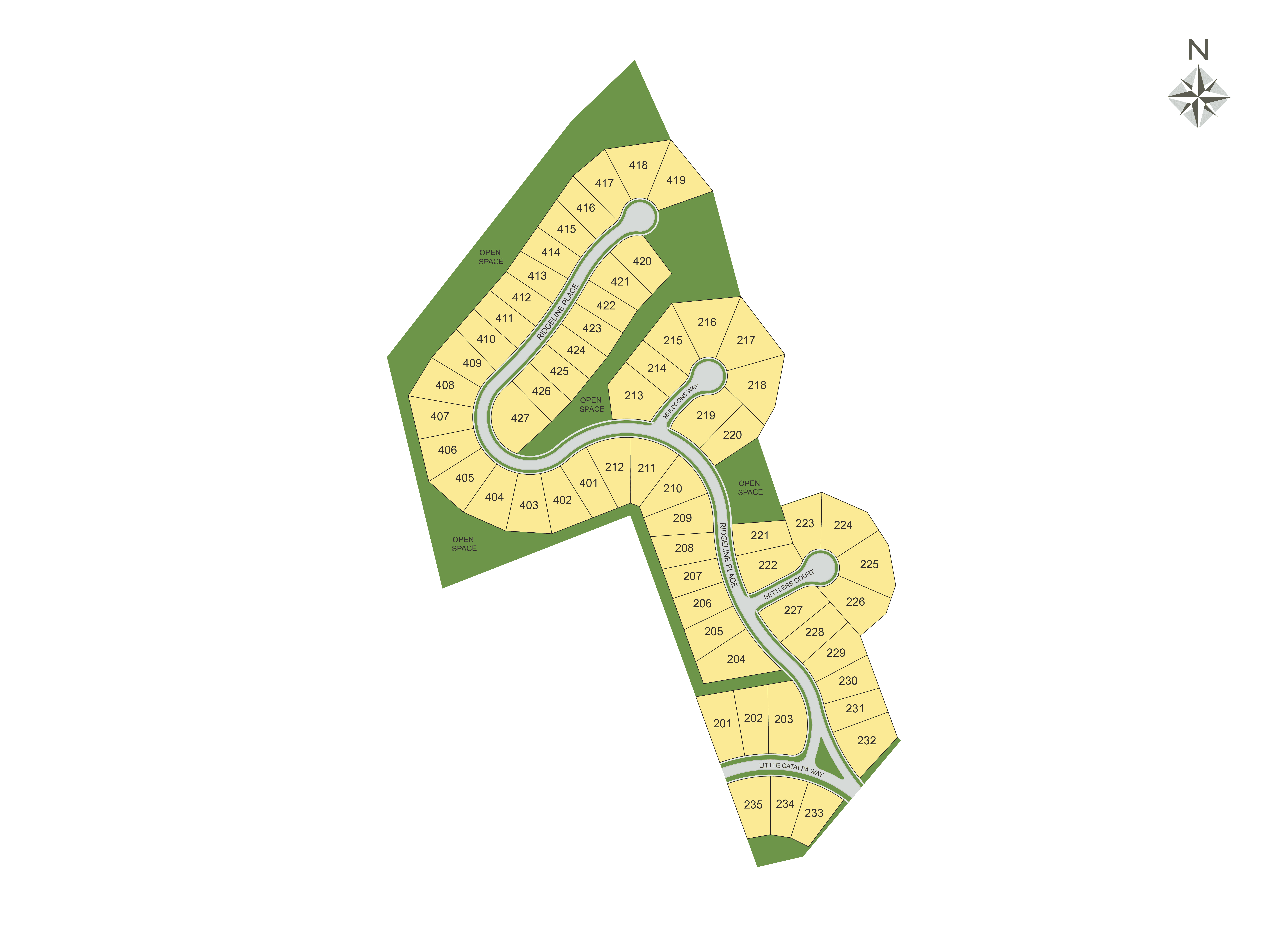 Wind Dance Farms community map