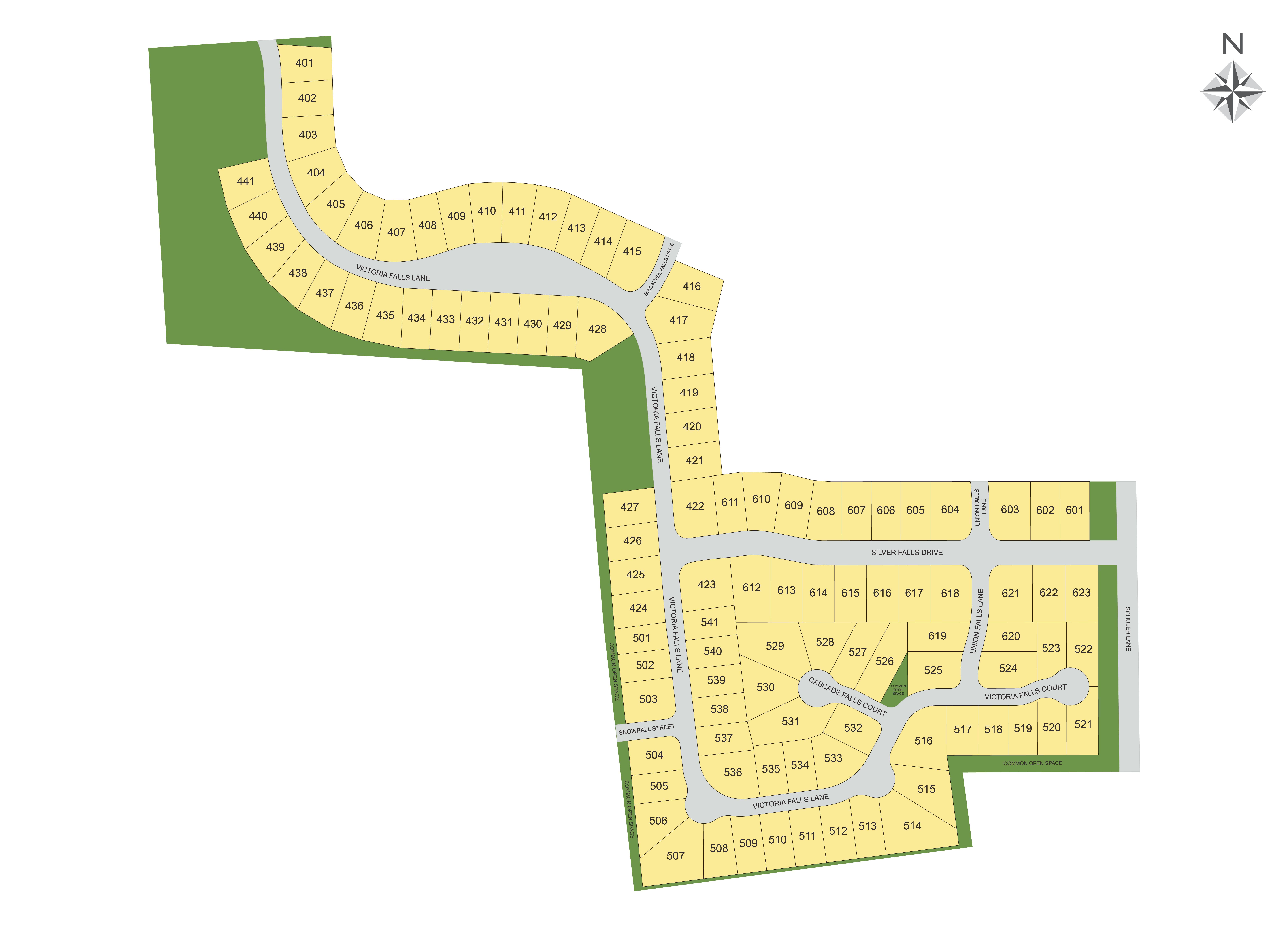 Sanctuary Falls, Regal Series community map