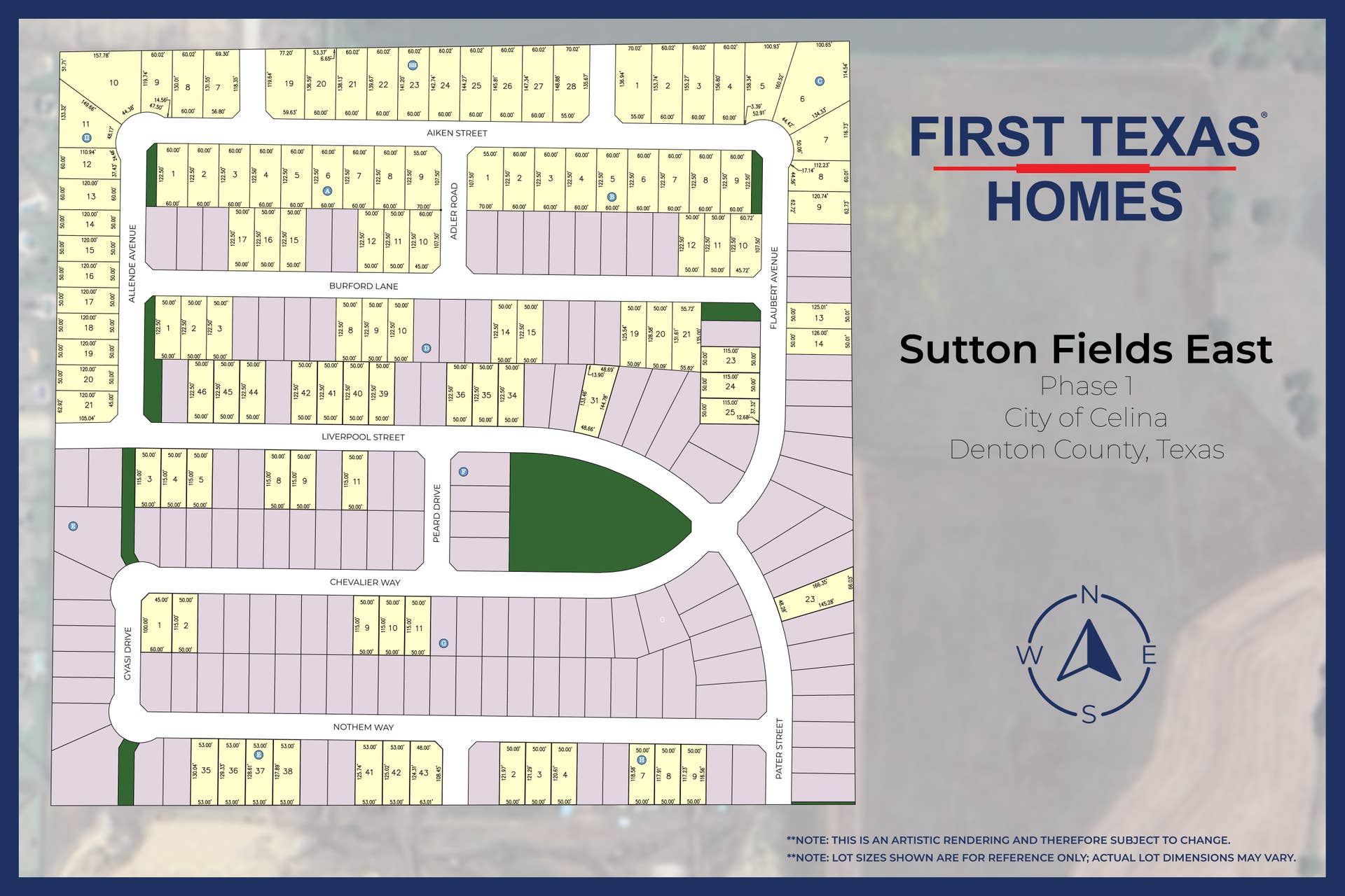 Sutton Fields community map