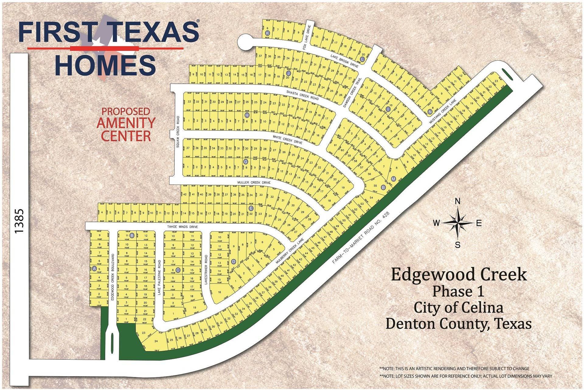 Edgewood Creek community map