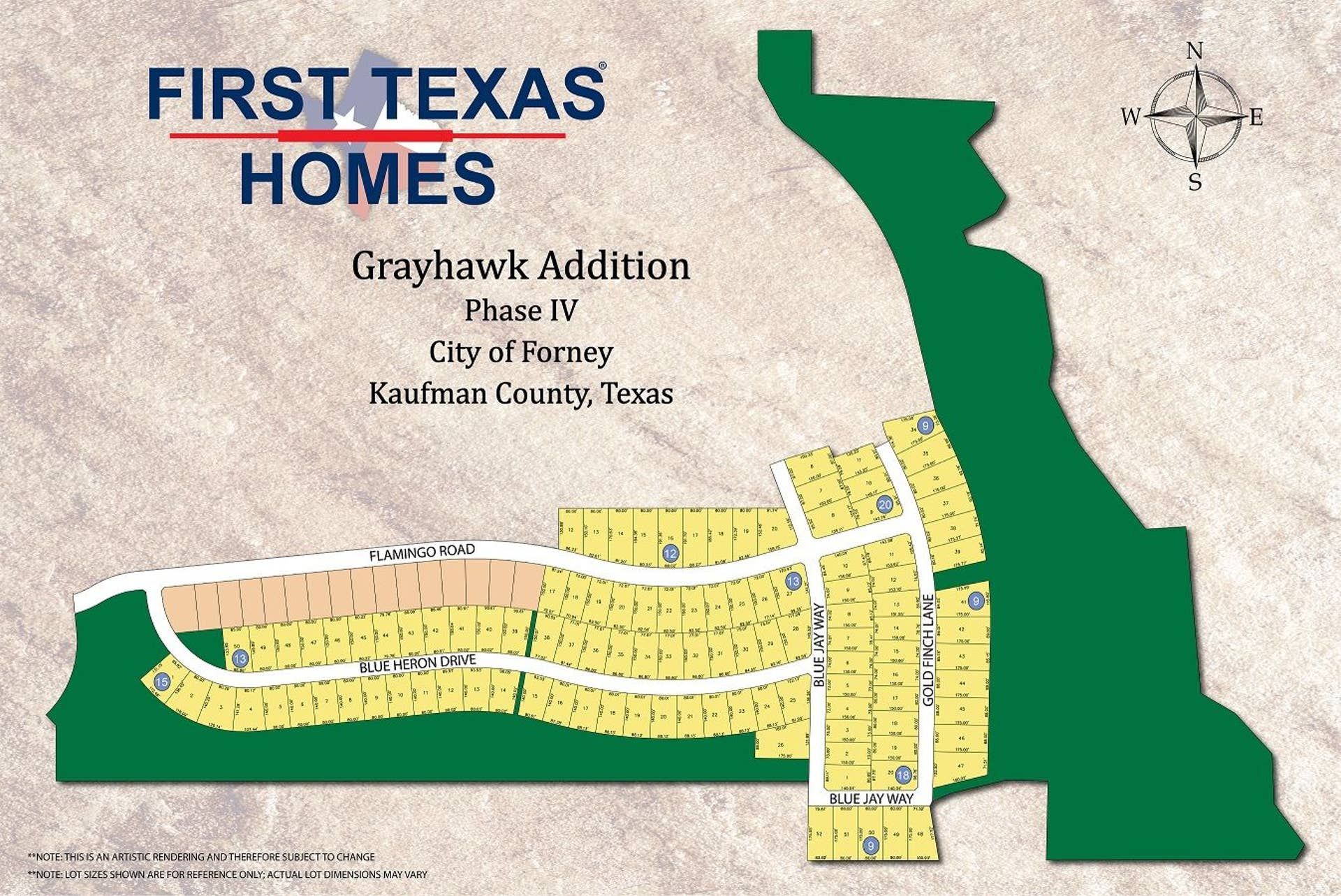 Grayhawk Addition community map